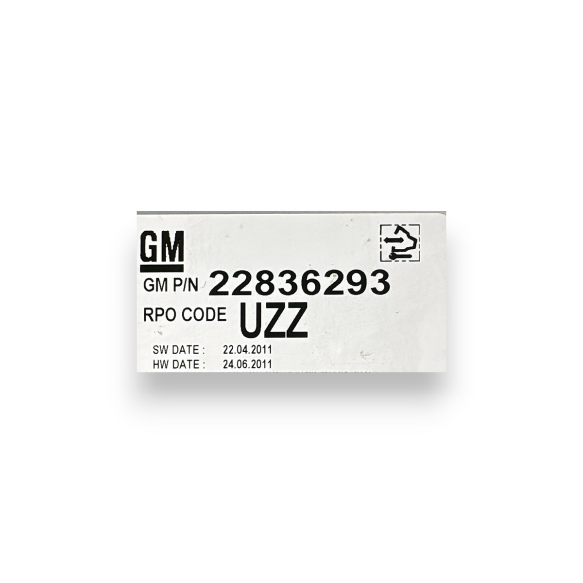 Centralina autoradio Opel Astra J cod.22836293 (2009-2015)