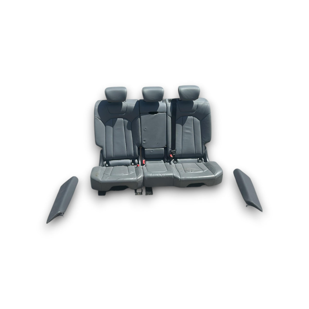 Tappezzeria / sedili in pelle grigi (S - Line) Audi Q8 (2018 > 2023)