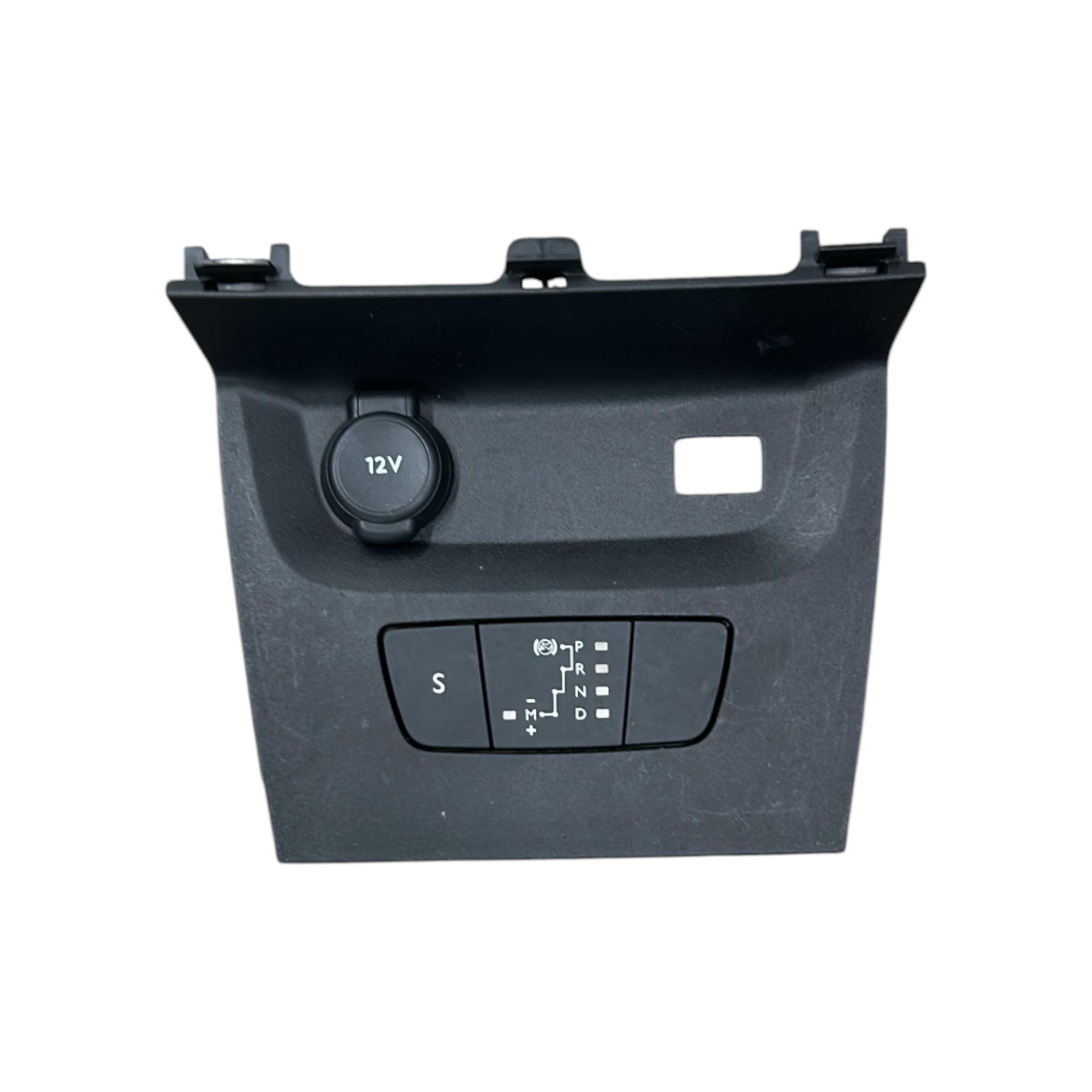 Verkleidung Mittelkonsole Citroen C3 III Nr. 9829485877 (2016 > 2023) + 12-Volt-Steckdose 
