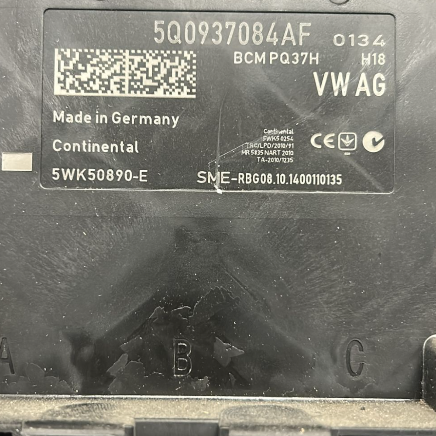 Karosseriesteuergerät Audi A3 8V 1.6 Diesel Cod: 5Q0937084AF (2012 > 2020) 