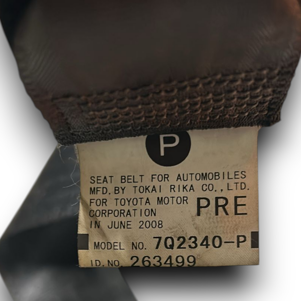 Varnostni pas spredaj levo za toyota rav4 kod:7q2340-p (2005 > 2016) 