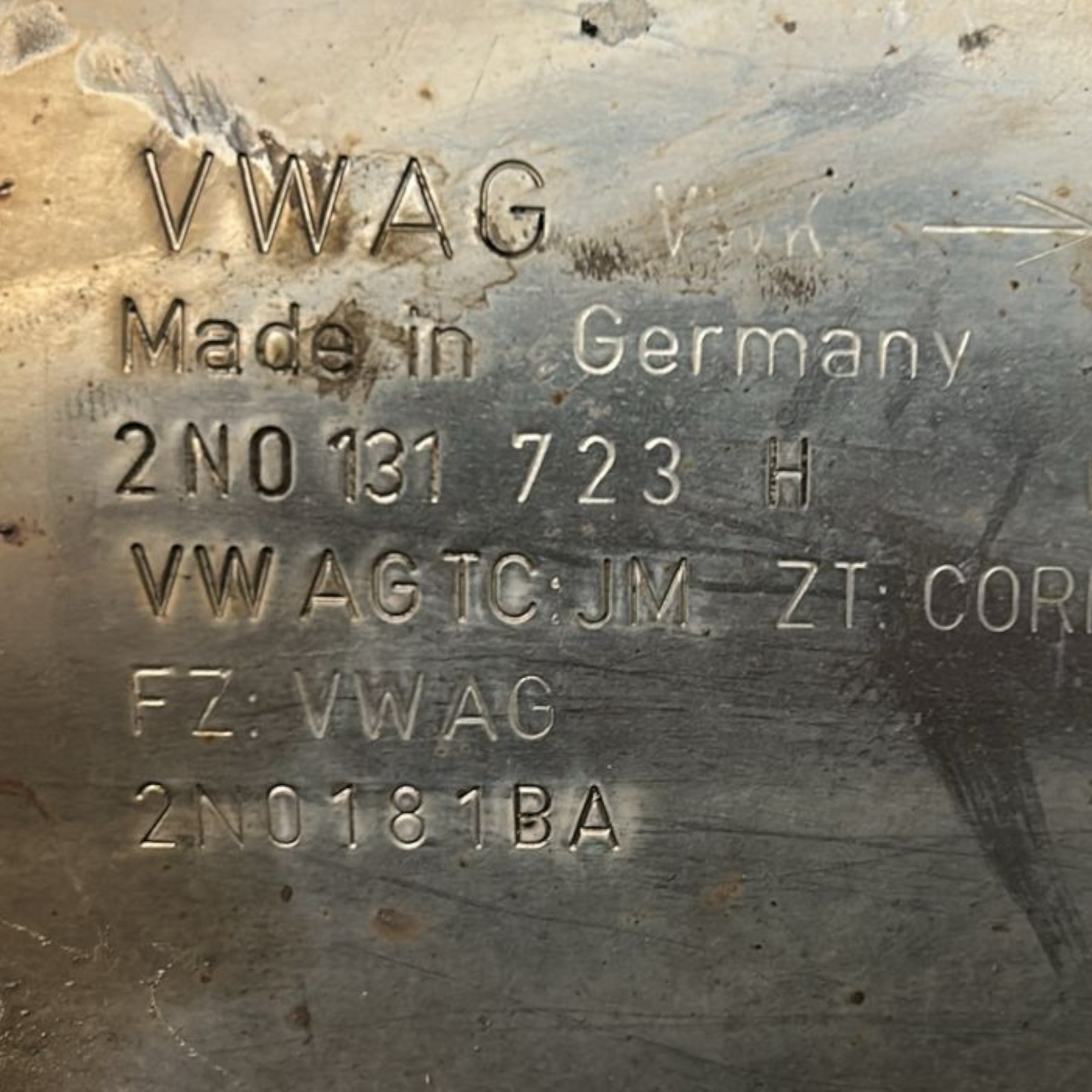 Fap / Partikelfilter Volkswagen Crafter 2.0 Diesel Cod:2n0131723h (2016 >) 