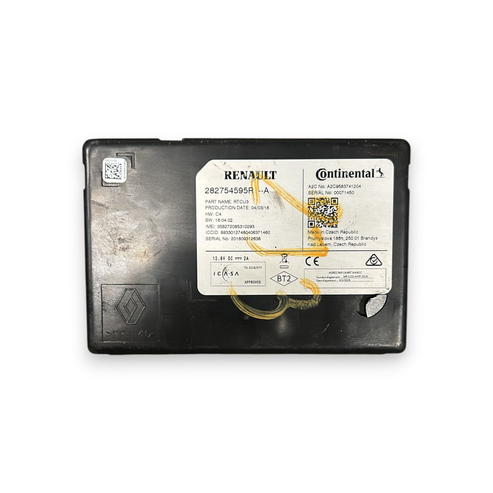 Centralna enota avtoradia renault kadjar 1.5 dizel koda:282754595R (2015 > 2022) 