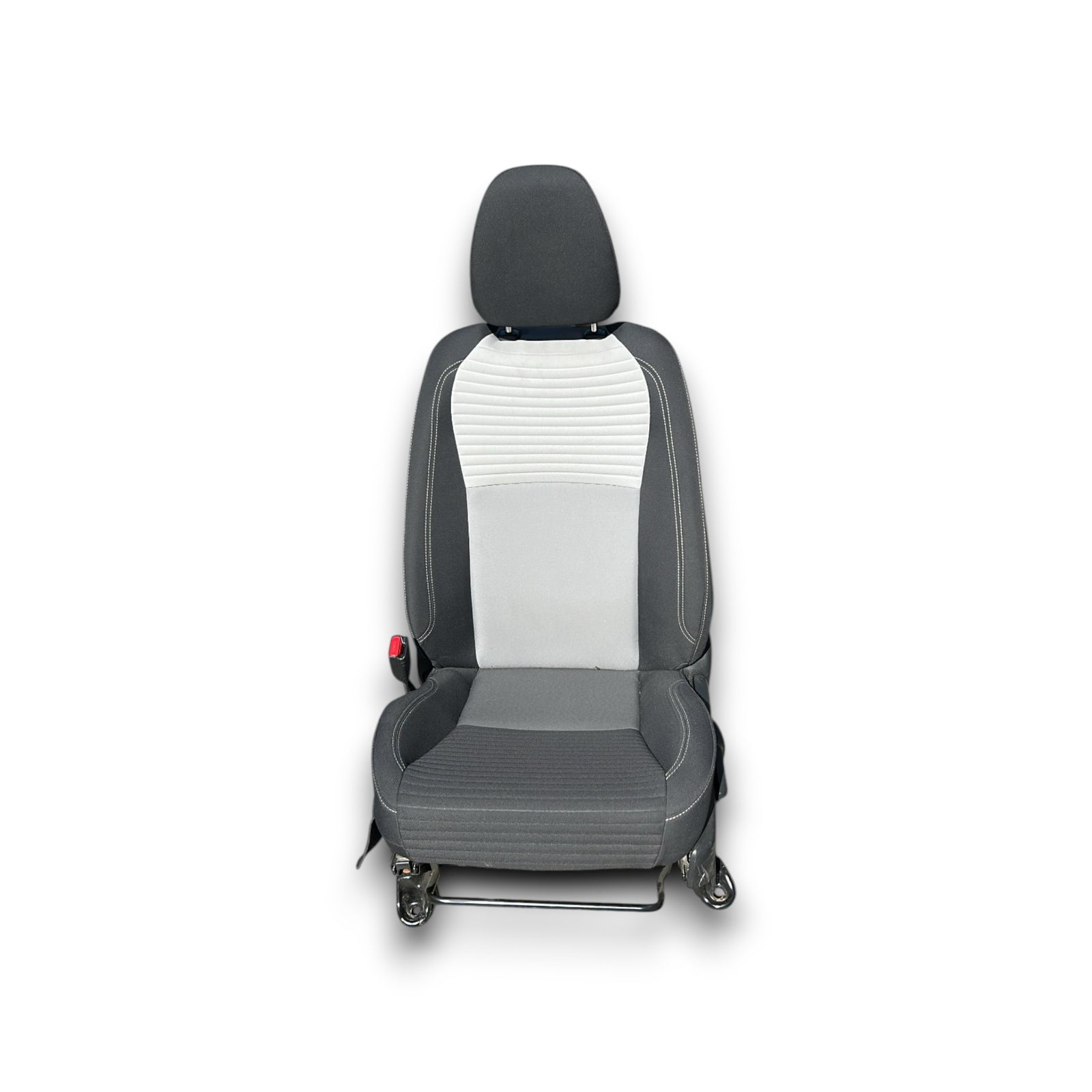 Voertuigstoel bestuurder Toyota Yaris C (XP130) (2011 > 2019) in zwart en wit stof 