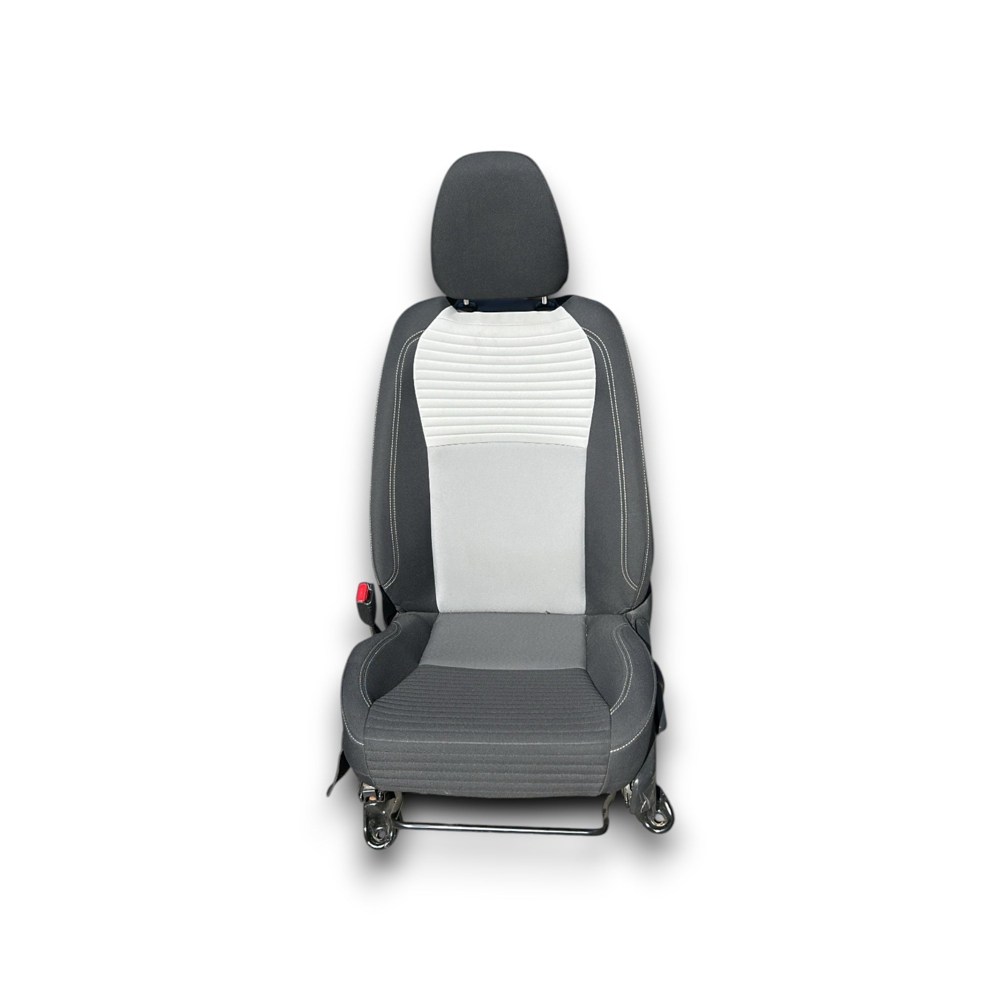 Voertuigstoel bestuurder Toyota Yaris C (XP130) (2011 > 2019) in zwart en wit stof 