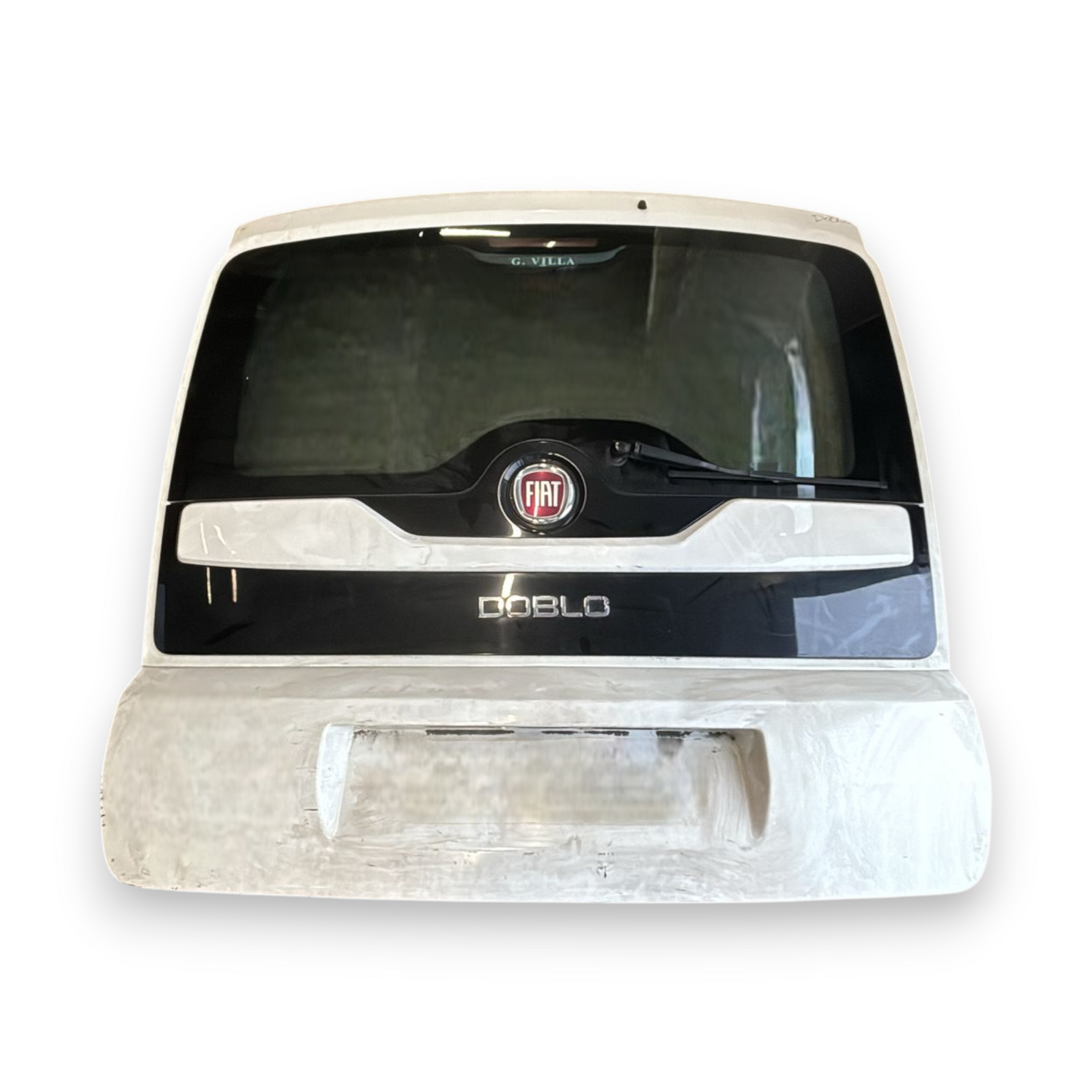 Weißer Heckklappe Fiat Doblo II (2009-2022) 