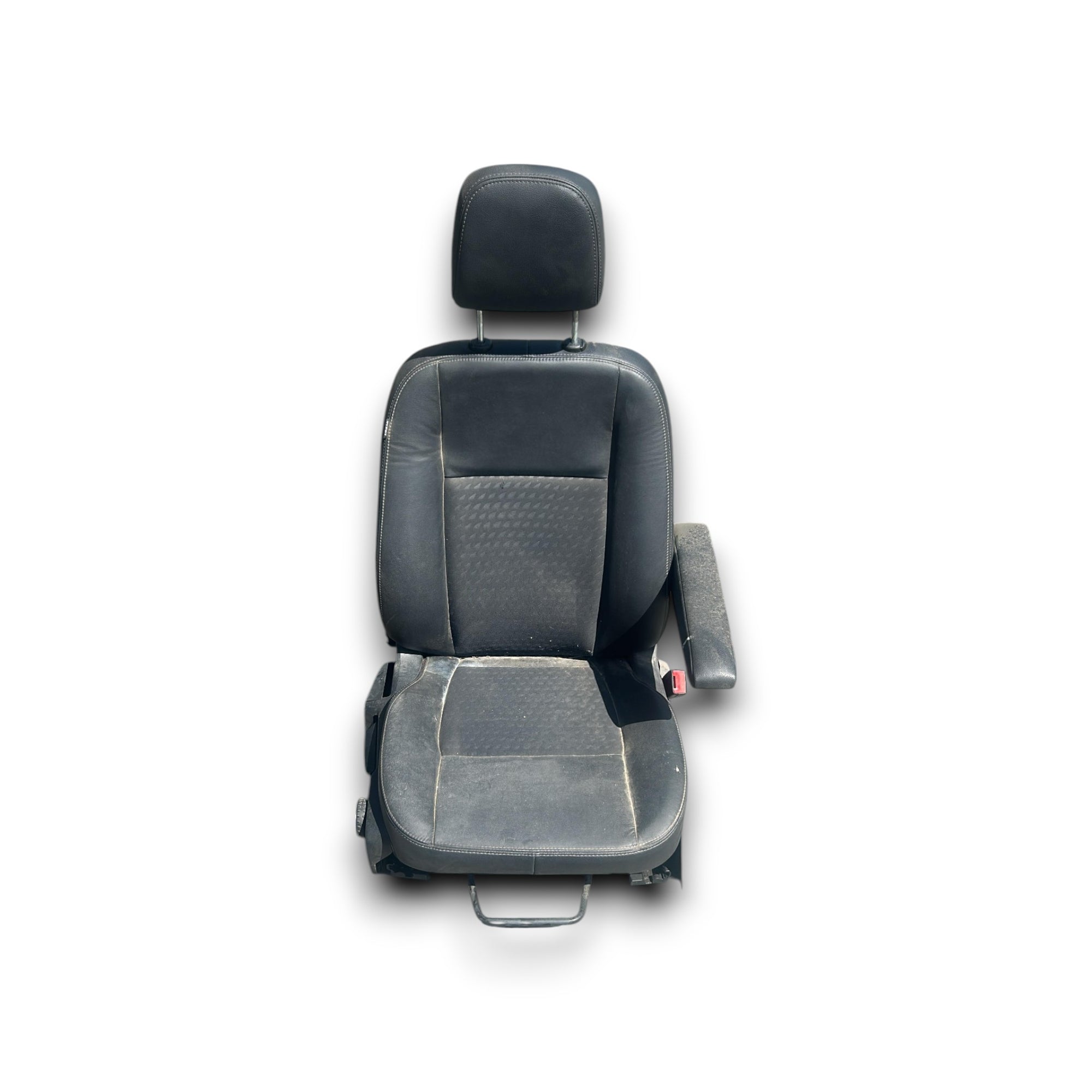 Siège avant forestier en tissu et en cuir noir Ford Tourneo Custom I (2018> 2023) 8 sièges