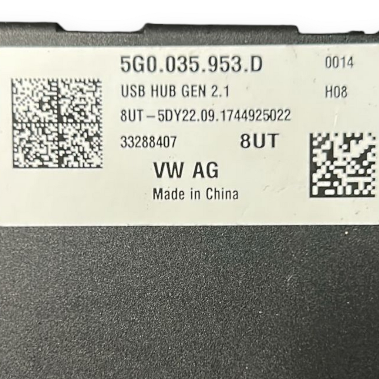 USB-Zentrale Volkswagen Polo AW1 Cod: 5G0035953D (2017 >) 