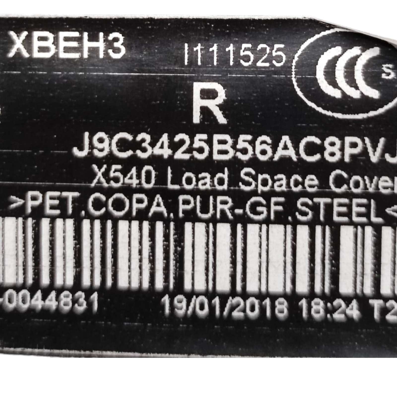 Cappelliera / Reborn Jaguar E-Pace COD: J9C3425B56AC (2017-)