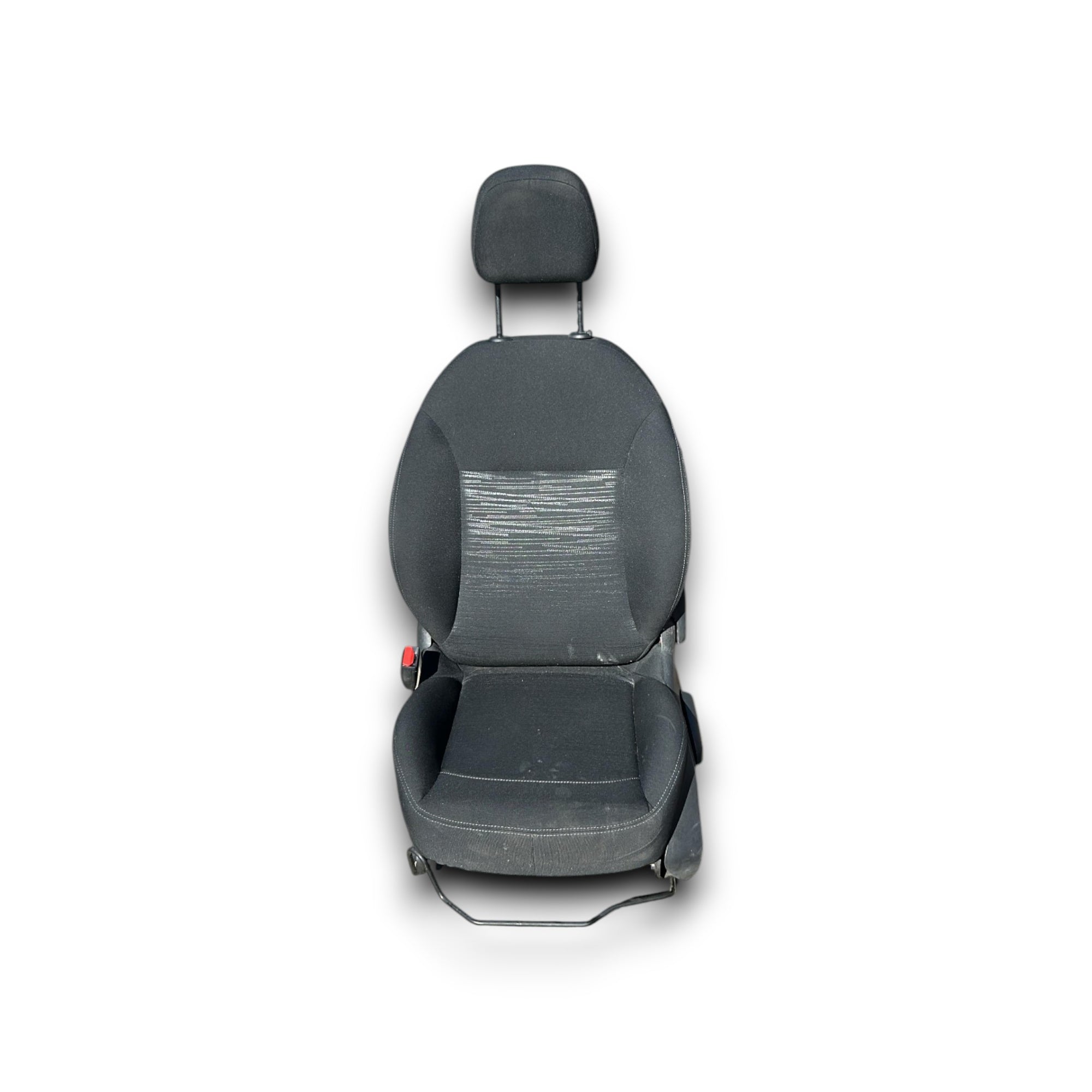 Voorstoel bestuurder Peugeot 208 I (2012 > 2019) in zwart en grijs stof 