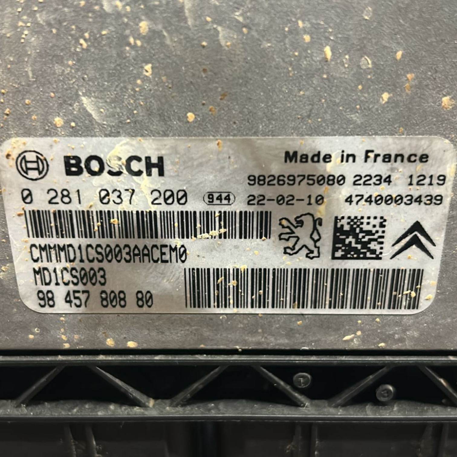 Centralna jedinica ECU motora peugeot 3008 1.5 dizel kod:9845780880 (2016 > 2023) 