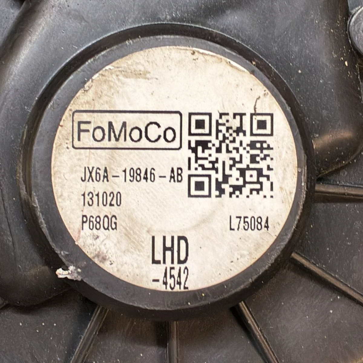 Ventola abitacolo ford kuga 2.0 diesel cod : jx6a-19846-ab (2018 ->)