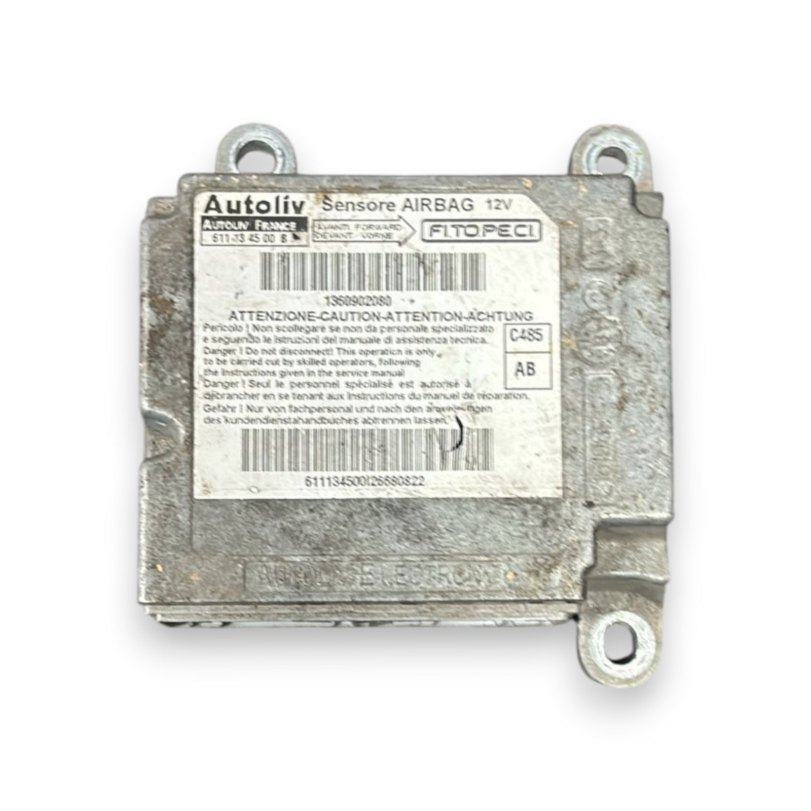 Centralina airbag fiat qubo kod:611134500b (2008-2019) 