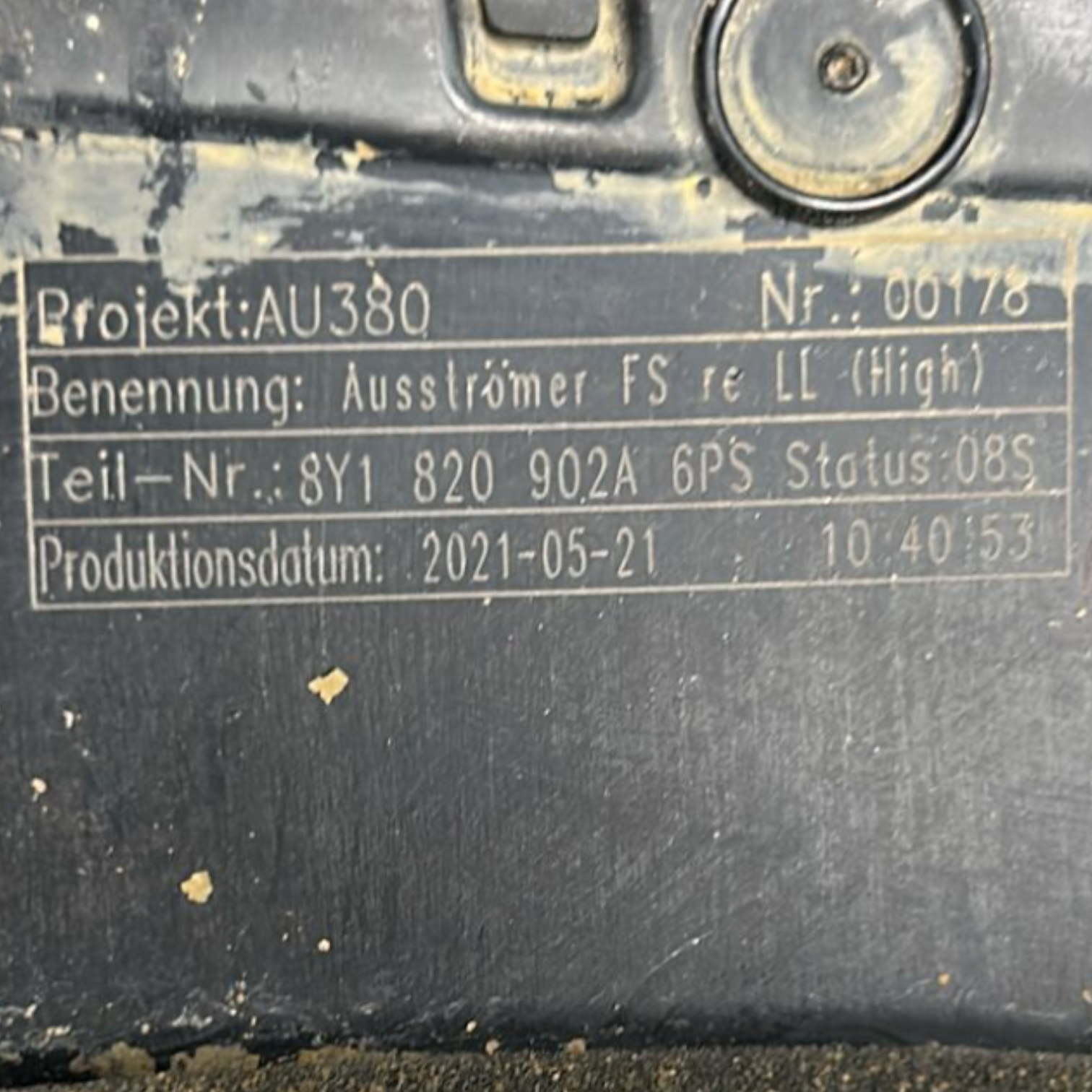 Luftauslass Armaturentafel rechts Audi A3 8Y Cod: 8Y1820902A (2020 >) 