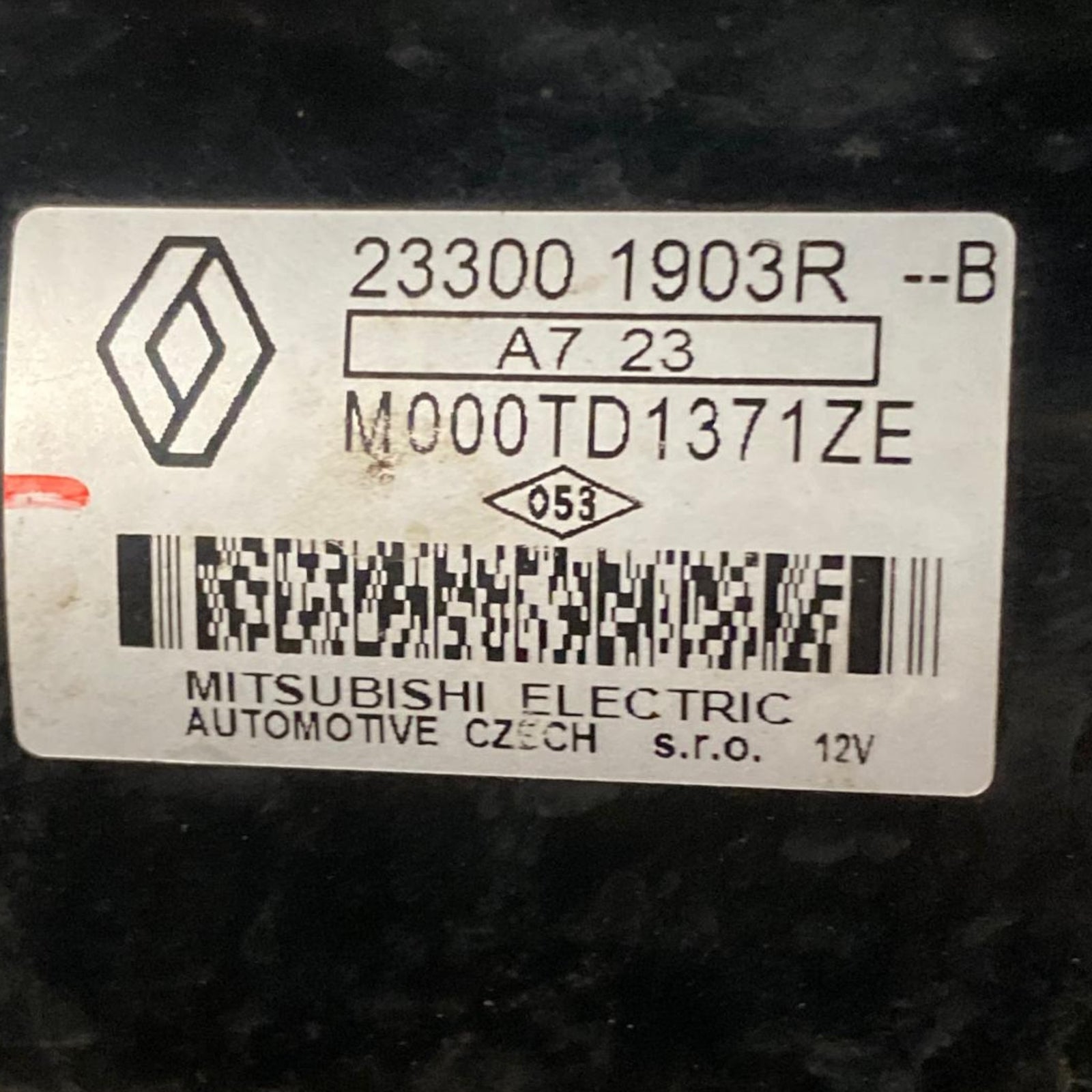 Motorino avviamento Dacia Duster I 1.6 Benzina (2010-2017) Cod: 233001903R