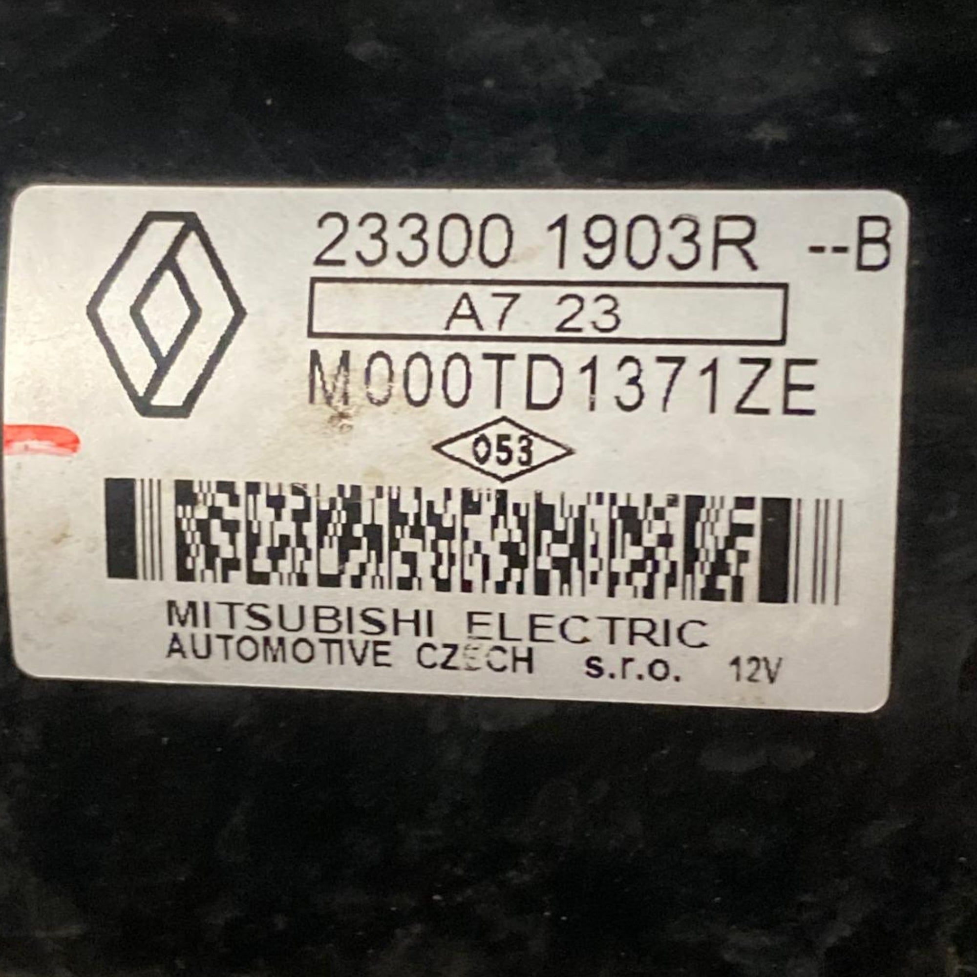 Motorino avviamento Dacia Duster I 1.6 Benzina (2010-2017) Cod: 233001903R