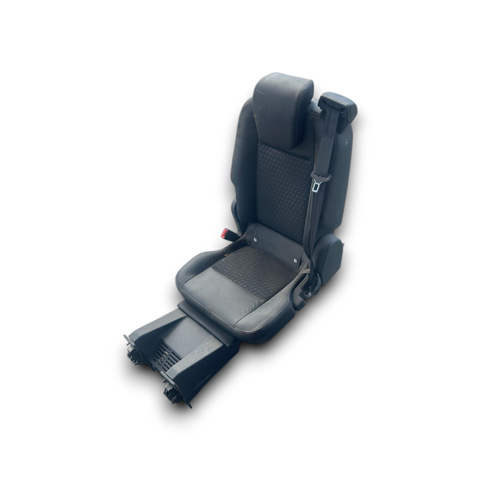 Sedile posteriore passeggero in stoffa e pelle nero Ford Tourneo Custom I (2018 > 2023) 8 posti