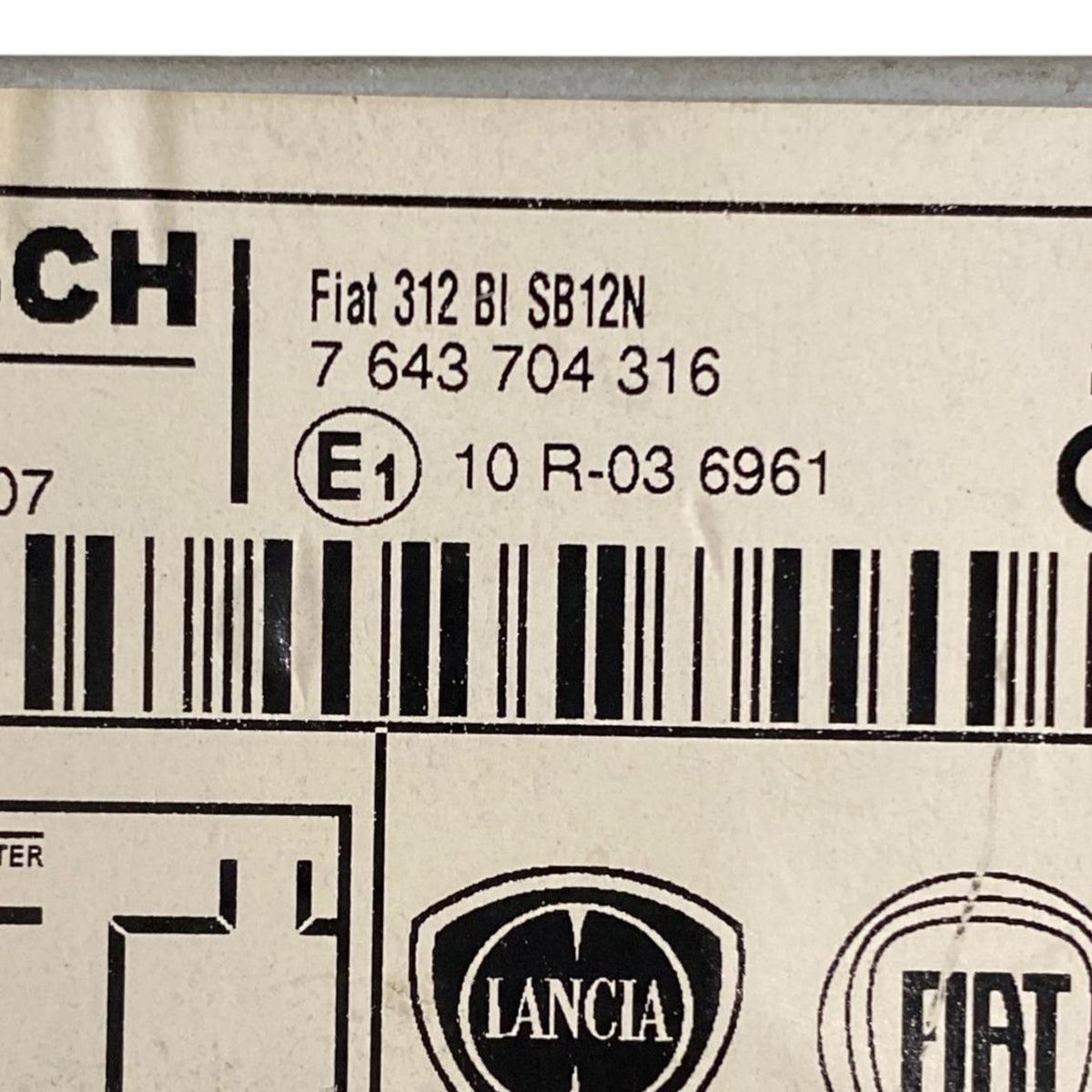 Autoradio / stereo Fiat 500 (2007-2014) Cod: 7643704316