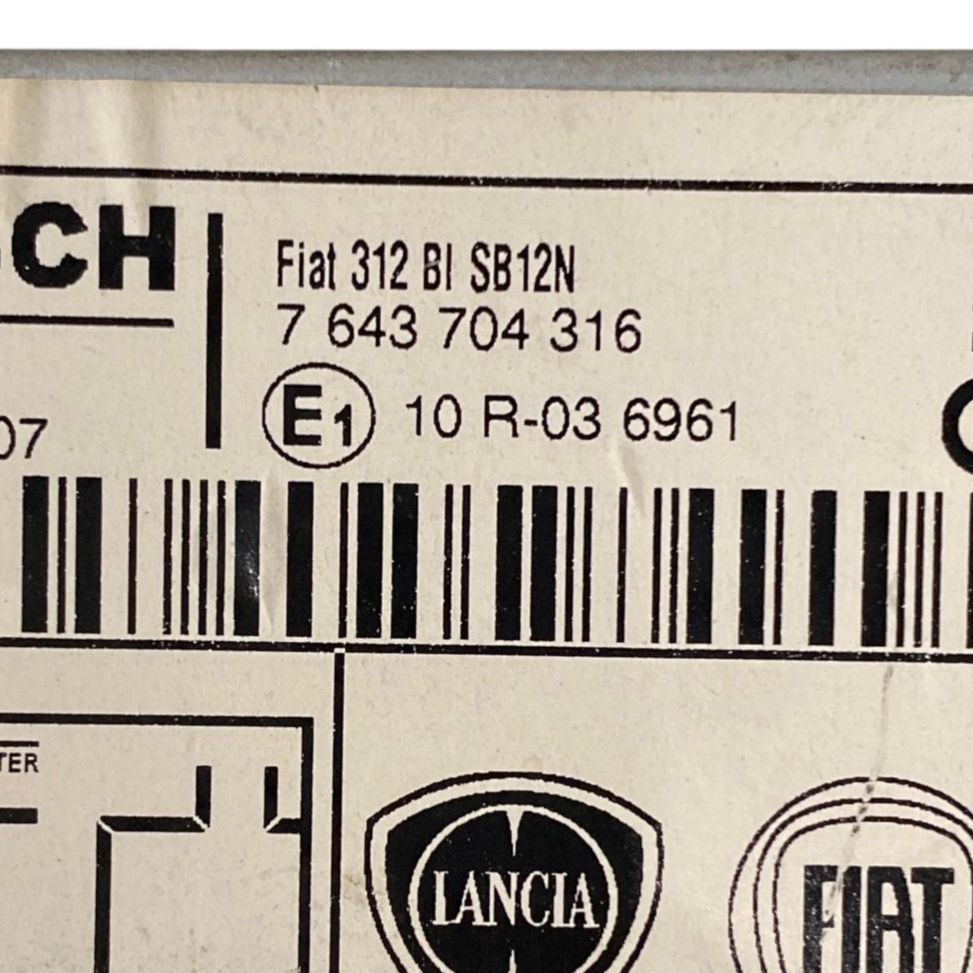 Autoradio / stereo Fiat 500 (2007-2014) Cod: 7643704316