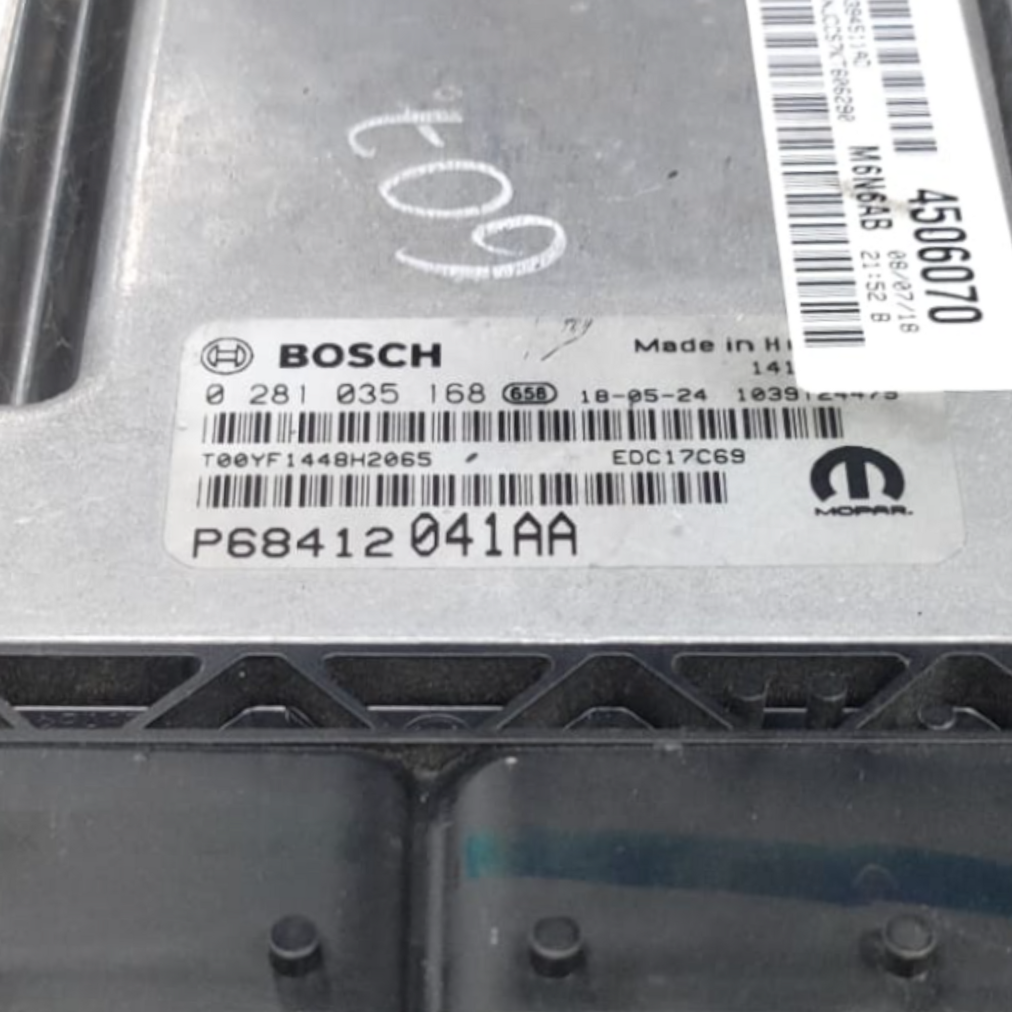 Centralina ecu motore jeep compass 1.6 diesel cod: p68412041aa (2016-)