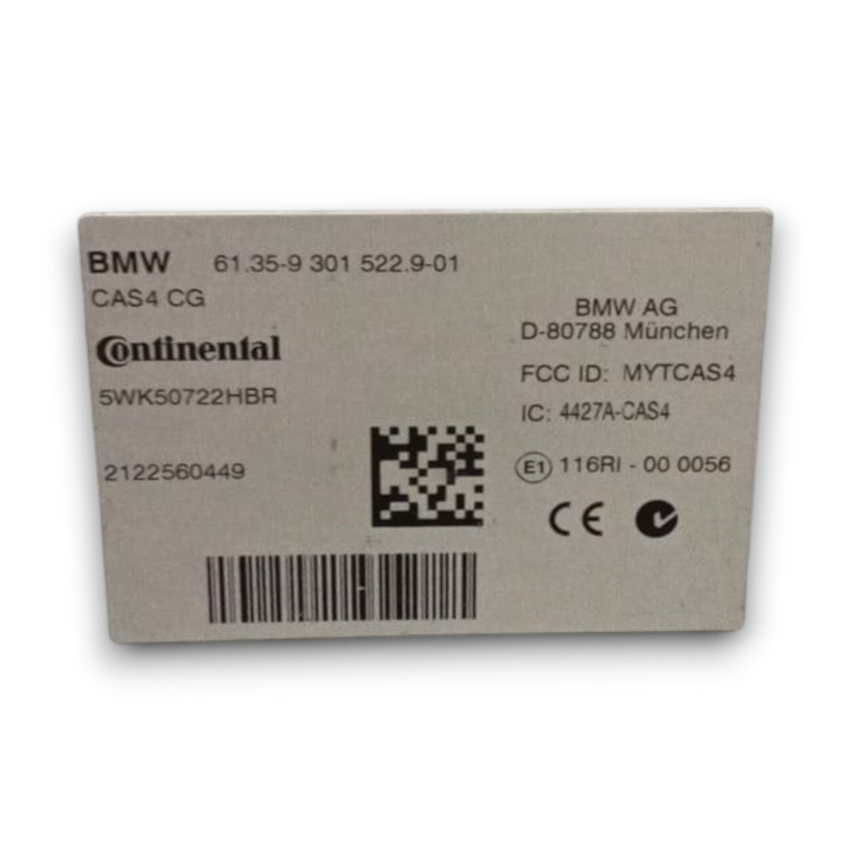 Centralina comfort bmw serie 5 f10 cod . 5wk50722hbr (2010 > 2017)