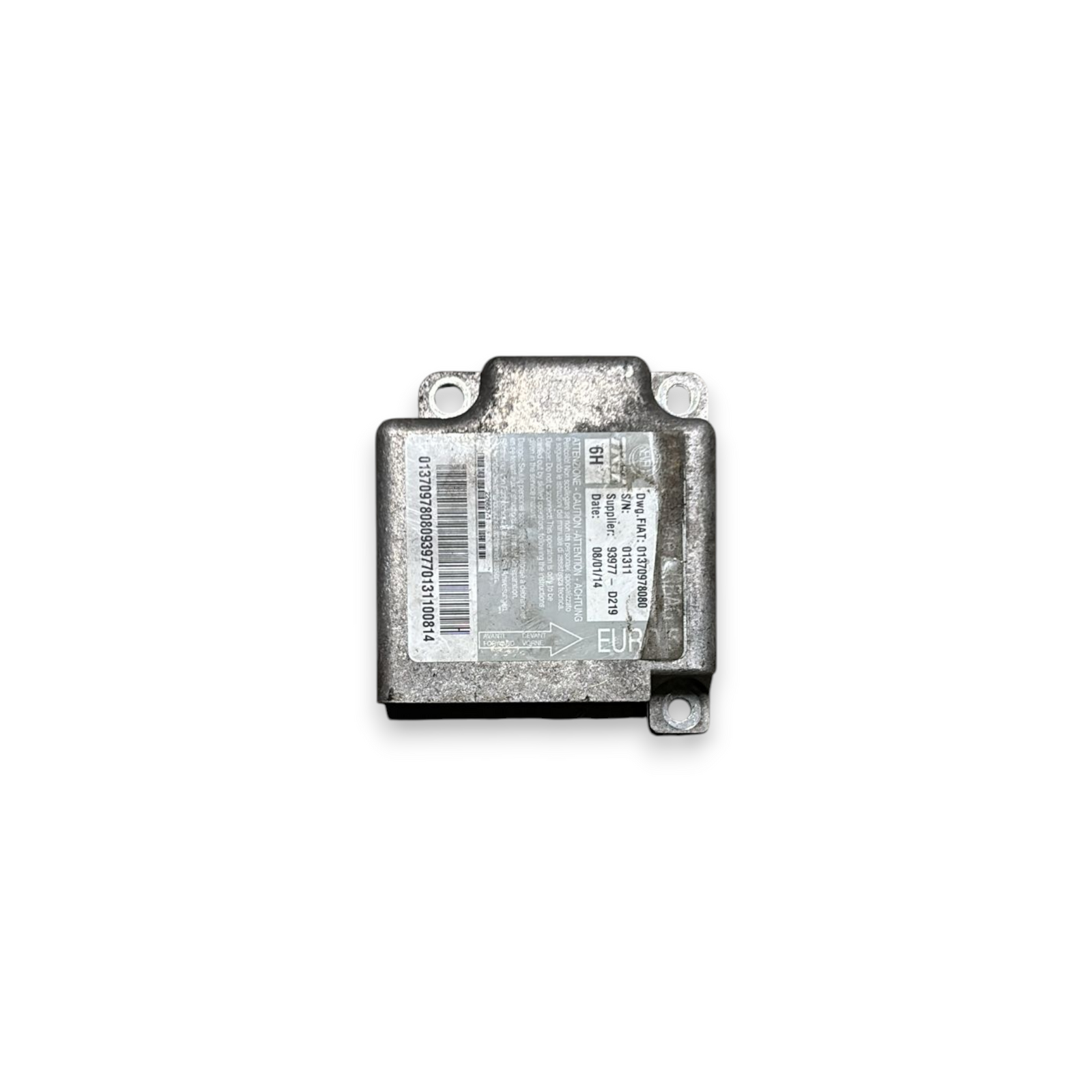 Centralina airbag fiat ducato kod:01370978080 (2014-) 