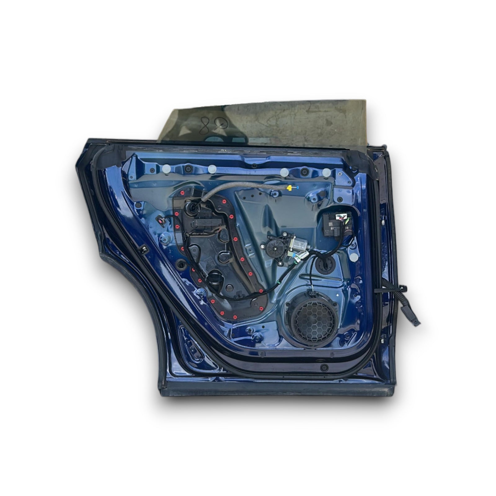 Portiera posteriore sinistra blu Audi Q8 (2018 > 2023) porta / sportello