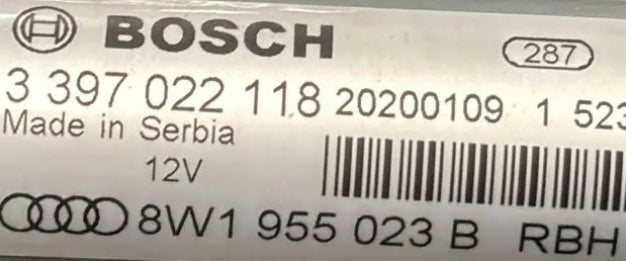 Sprednji brisalec za audi a4 b9 kod:8w1955023b (2015-2024) 