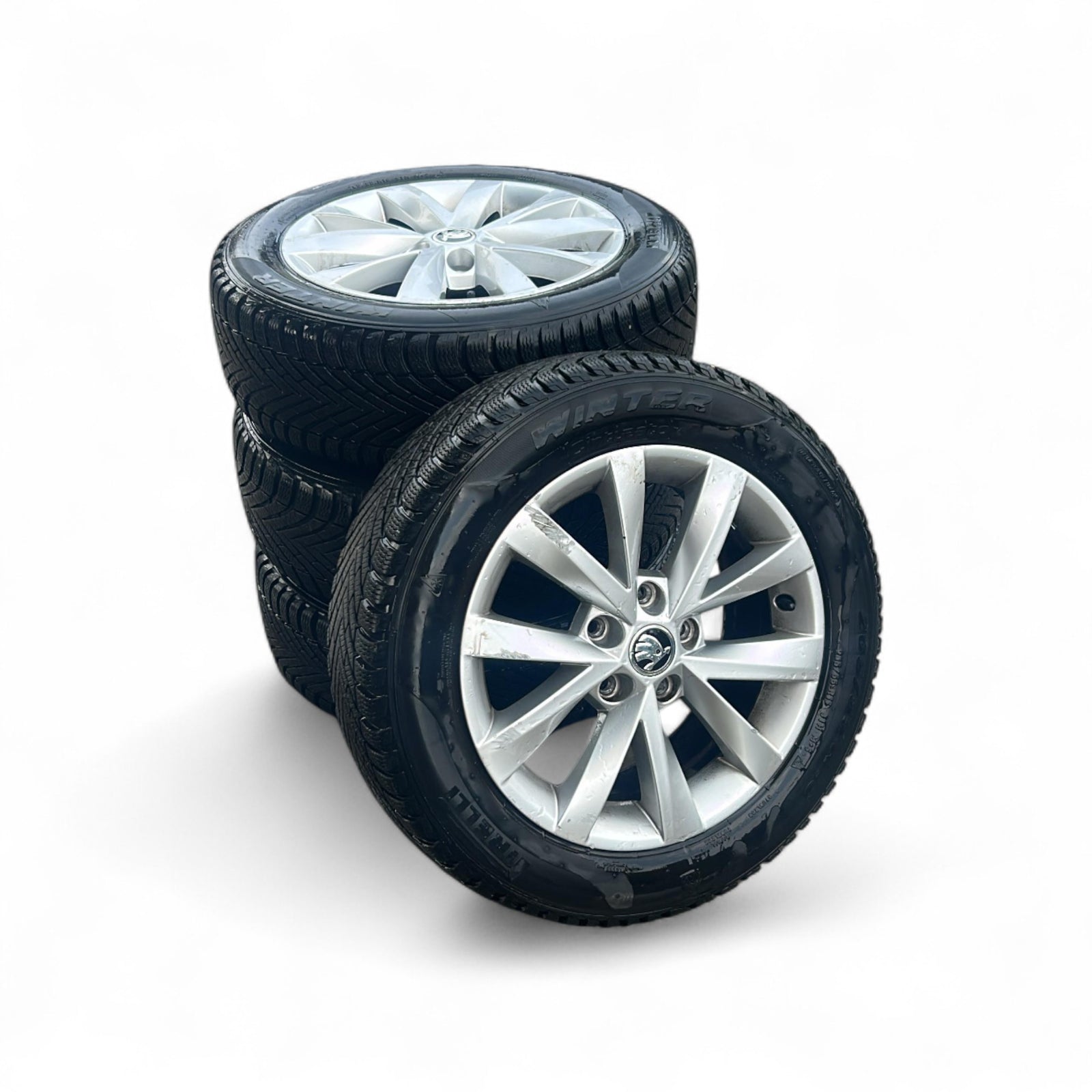 Set van 4 lichtmetalen velgen Skoda Octavia IV (NX) cod.5e0601025bj (5 gaten / 205 / 55 r16) (2019 > ) 