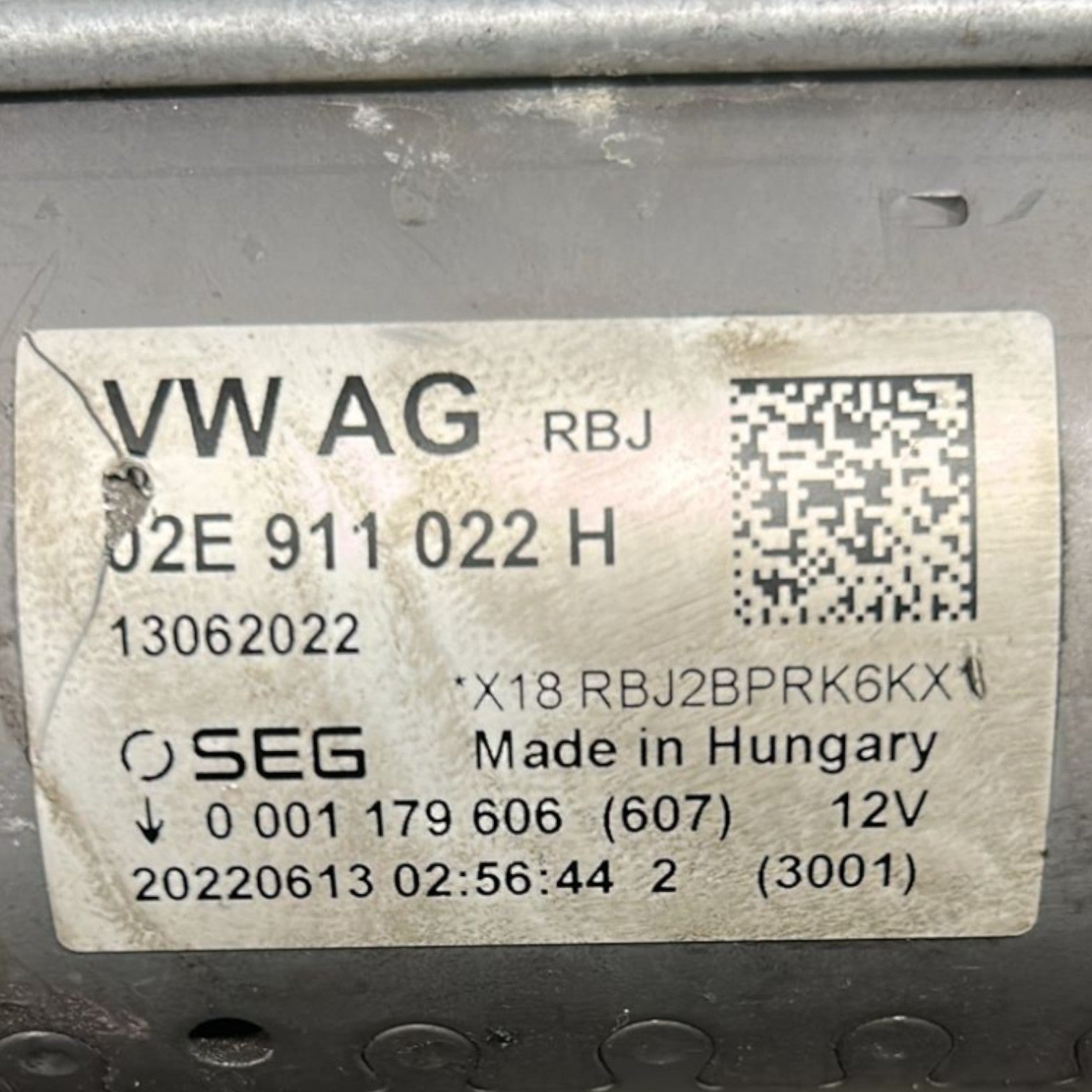 Anlasser Audi RS3 2.5 Benzin Cod: 02E911022H (2021 >) 