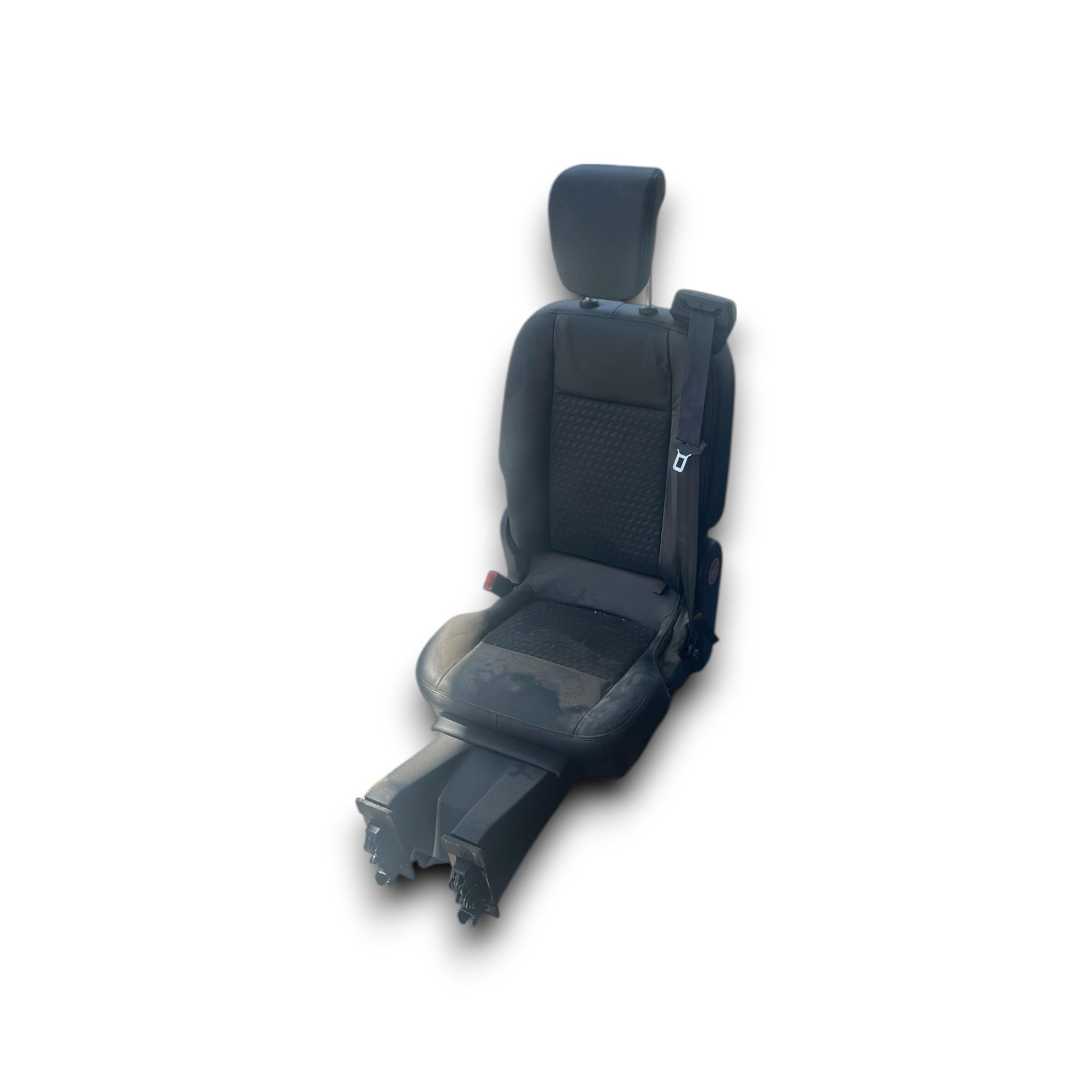 Sedile posteriore passeggero in stoffa e pelle nero Ford Tourneo Custom I (2018 > 2023) 8 posti