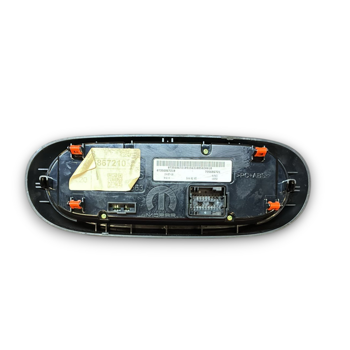 Commandes climat fiat 500x cod : 07356867210 (2015 ->) 