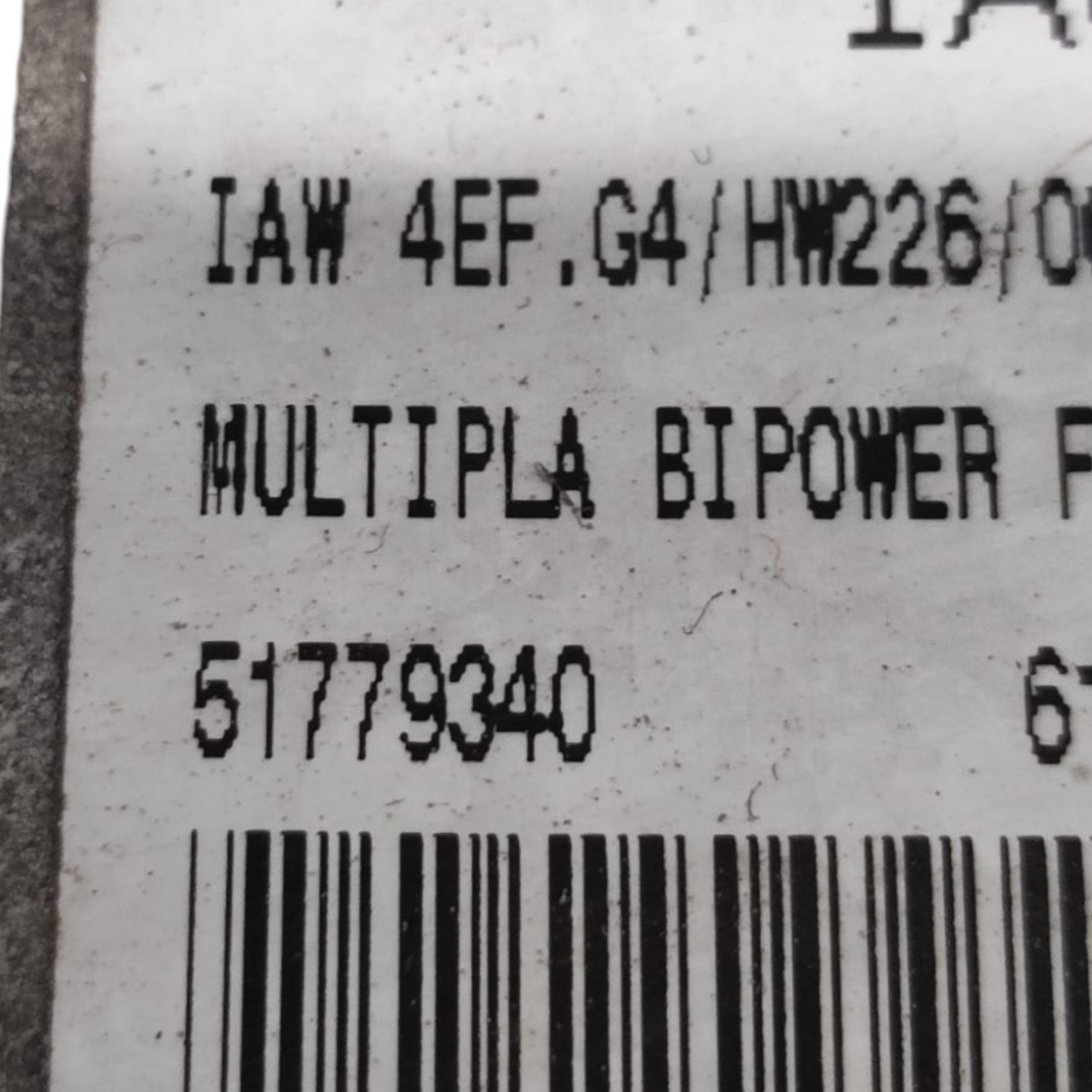 ECU Control Fiat Multiple Fiat 1.9 Diesel Cod: 51779340 (2004-2010)