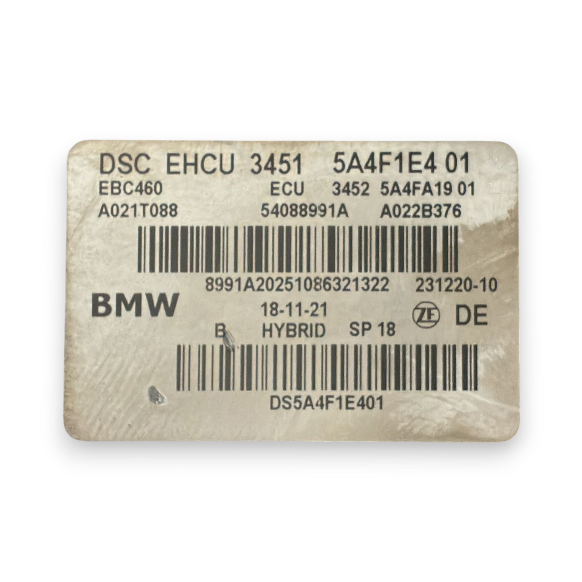Centralina / pompa abs bmw x4 g02 benzina-hybrid cod:54088991a / a022b376 / a021t088 (2018-)