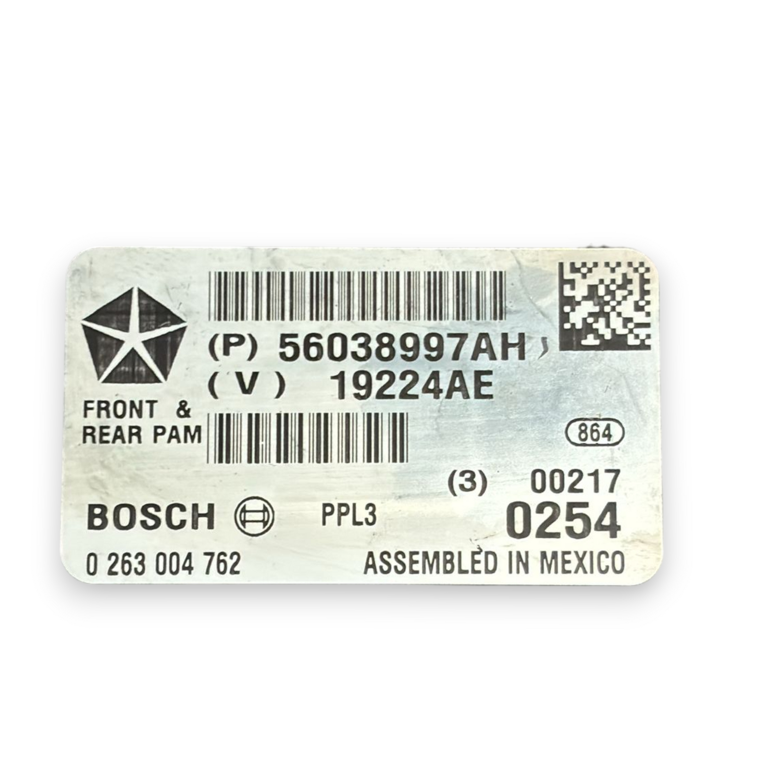 Centralina sensori parcheggio jeep cherokee (kl) cod:56038997ah (2013-2023)