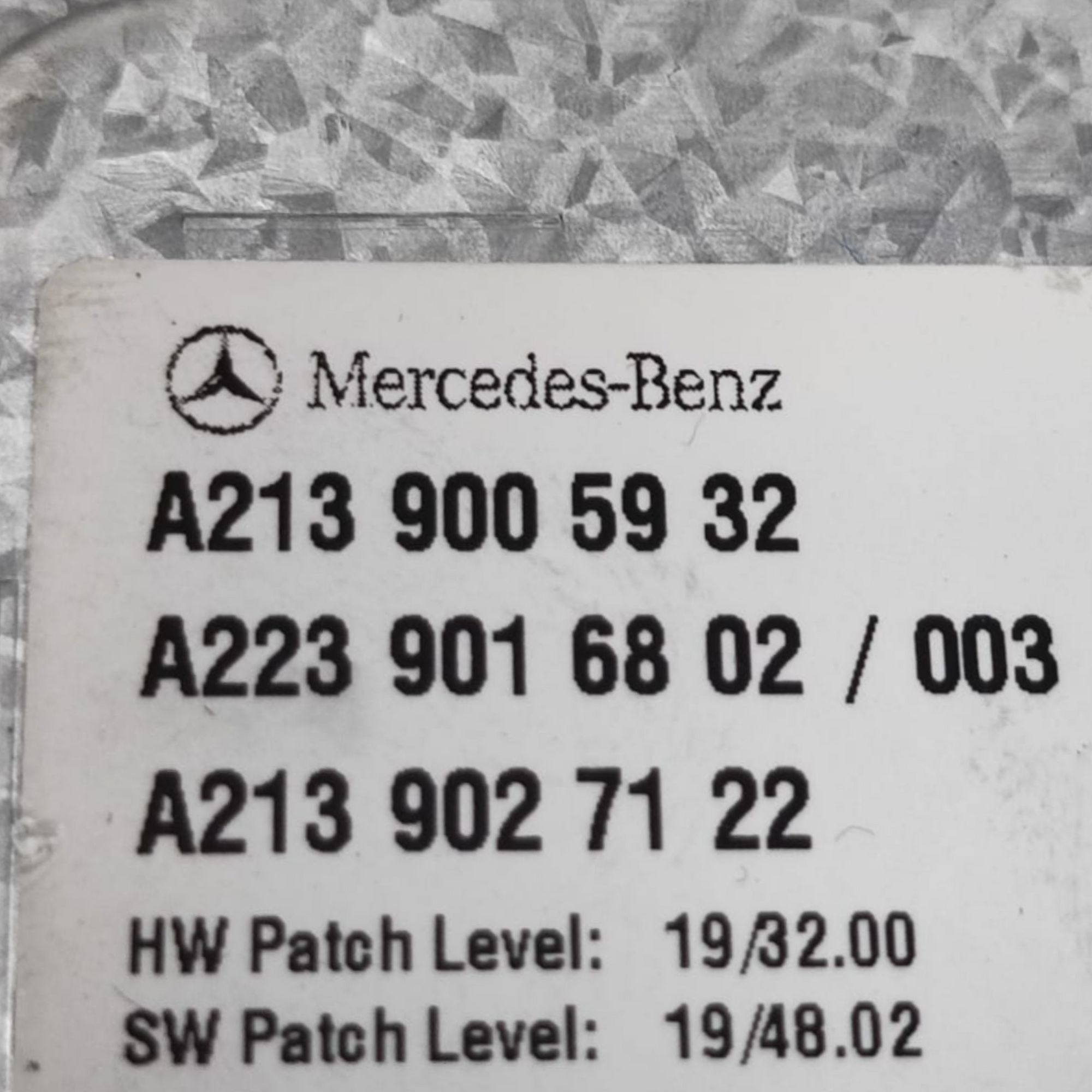 Verstärkersteuerung Antenne Mercedes EQC N293 Cod: A2139005932 (2019-2024) 