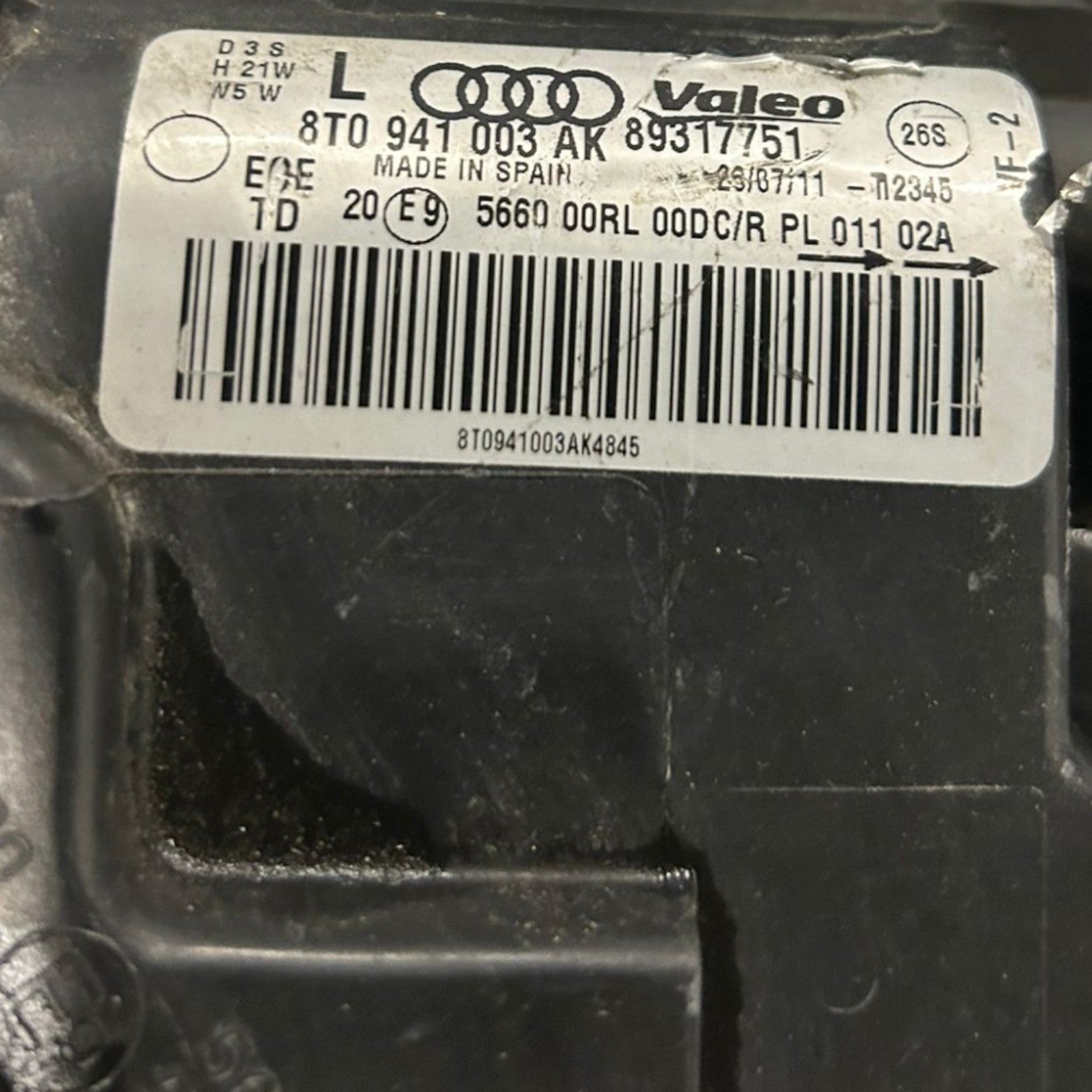 Scheinwerfer / Frontscheinwerfer links Audi A5 8T Cod: 8T0941003AK (2007 > 2016) 