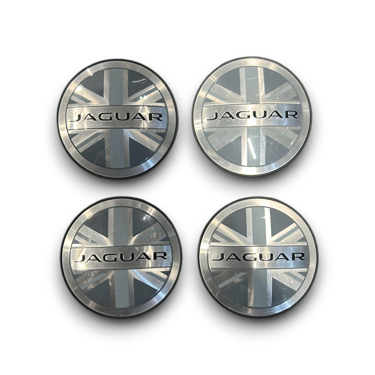 Set 4 coprimozzi Jaguar E - Pace (X540) cod.8w93-1a096-ad (2017 &gt; ) cod.aw9m-1a097-sa cod.ew93-1a096-aa cod.9w9m-1a096-ac