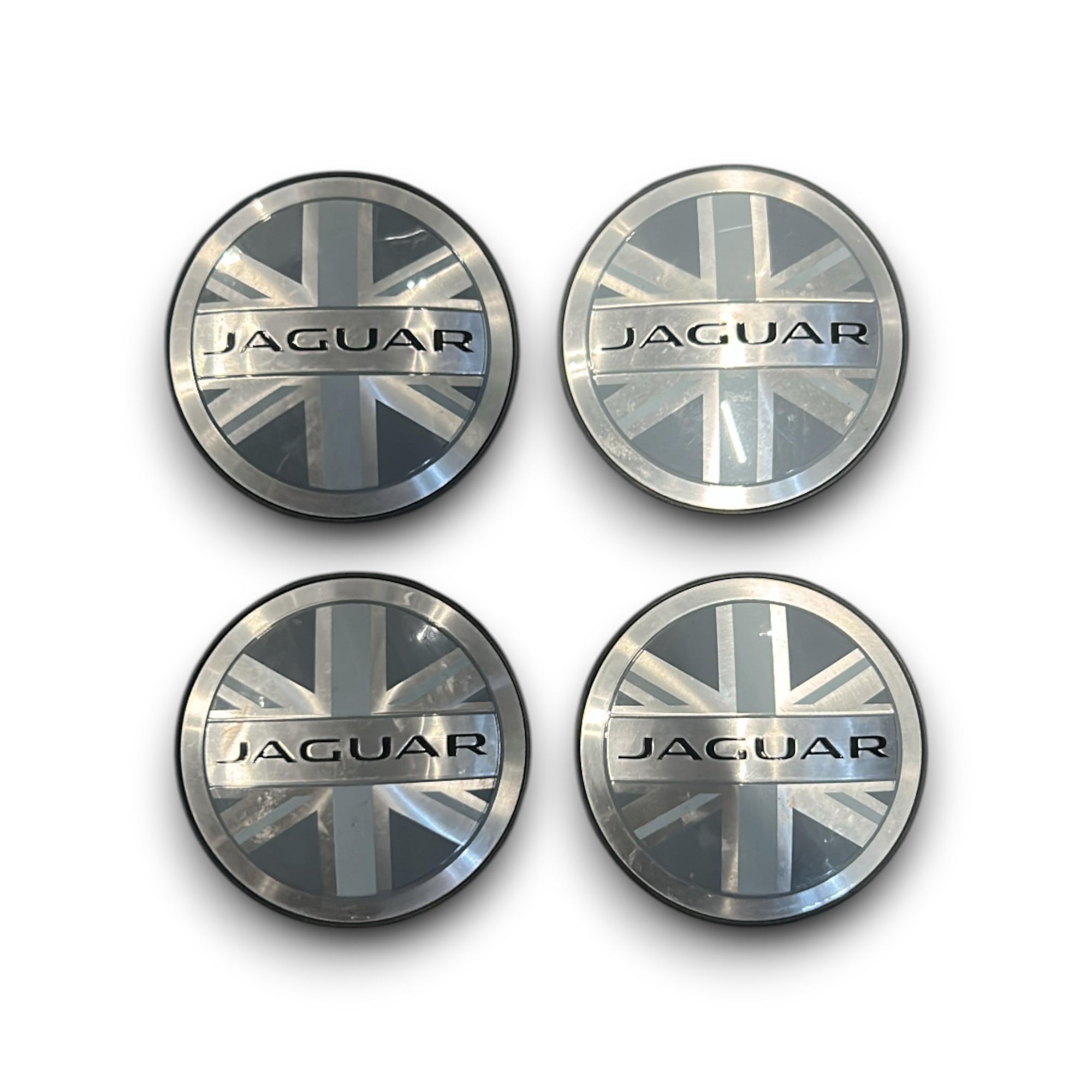 Set 4 coprimozzi Jaguar E - Pace (X540) cod.8w93-1a096-ad (2017 > ) cod.aw9m-1a097-sa cod.ew93-1a096-aa cod.9w9m-1a096-ac