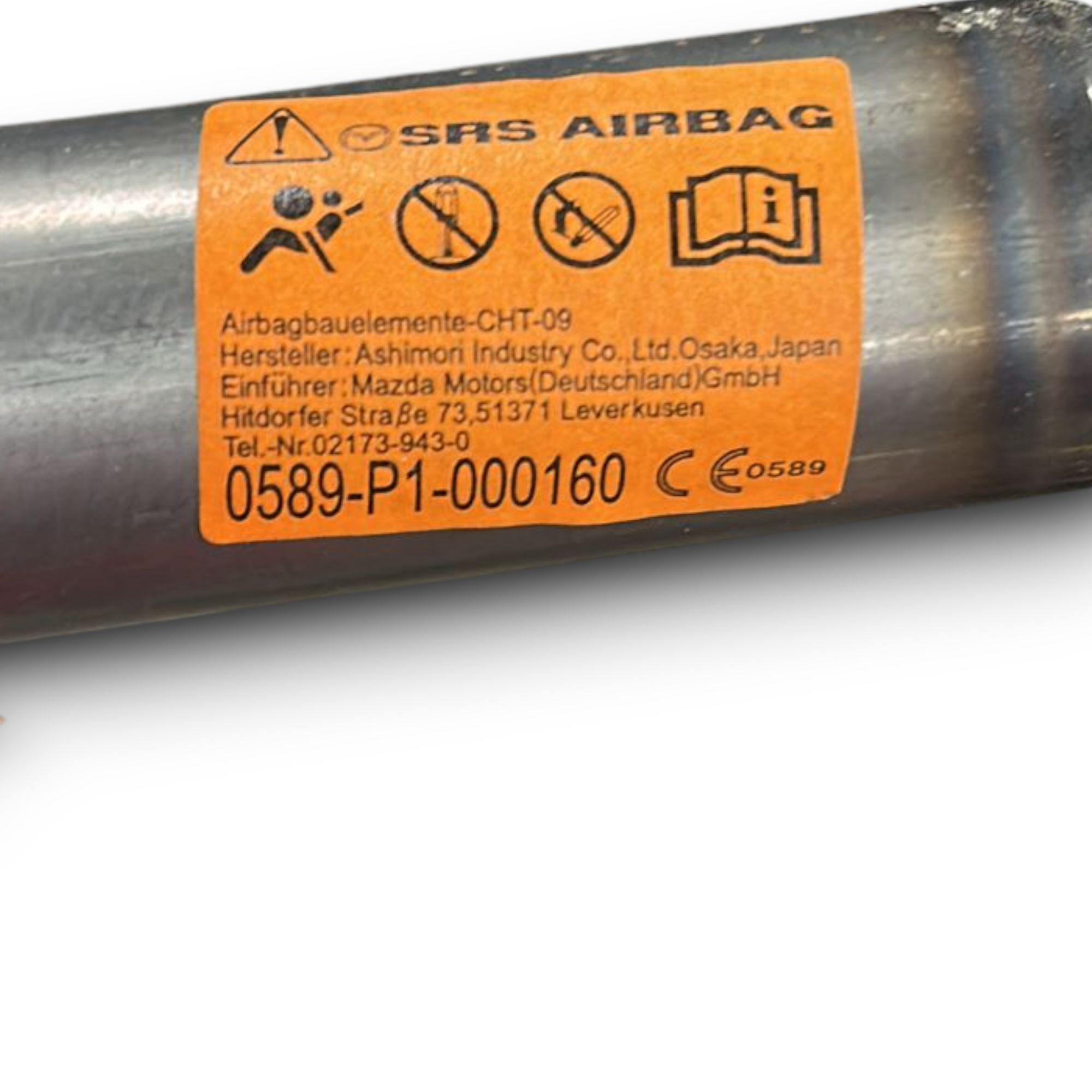 Airbag à déploiement avant droit mazda cx-5 cod:0589-p1-000160 (2012 > 2016) 