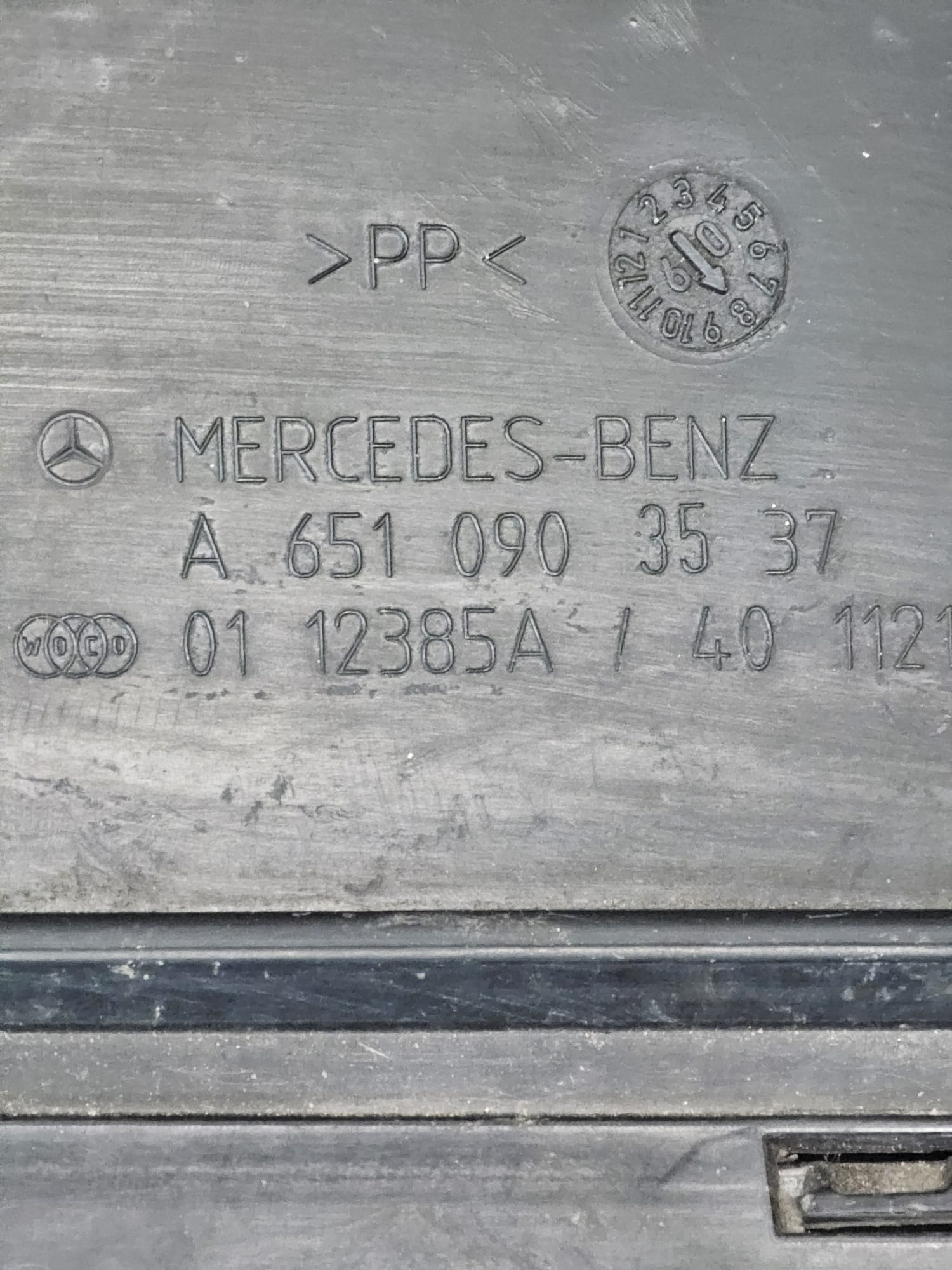 Tubo Aspirazione Filtro Aria Mercedes GLK X204 2.2 Diesel Cod:A6510903537 (2008-2015)