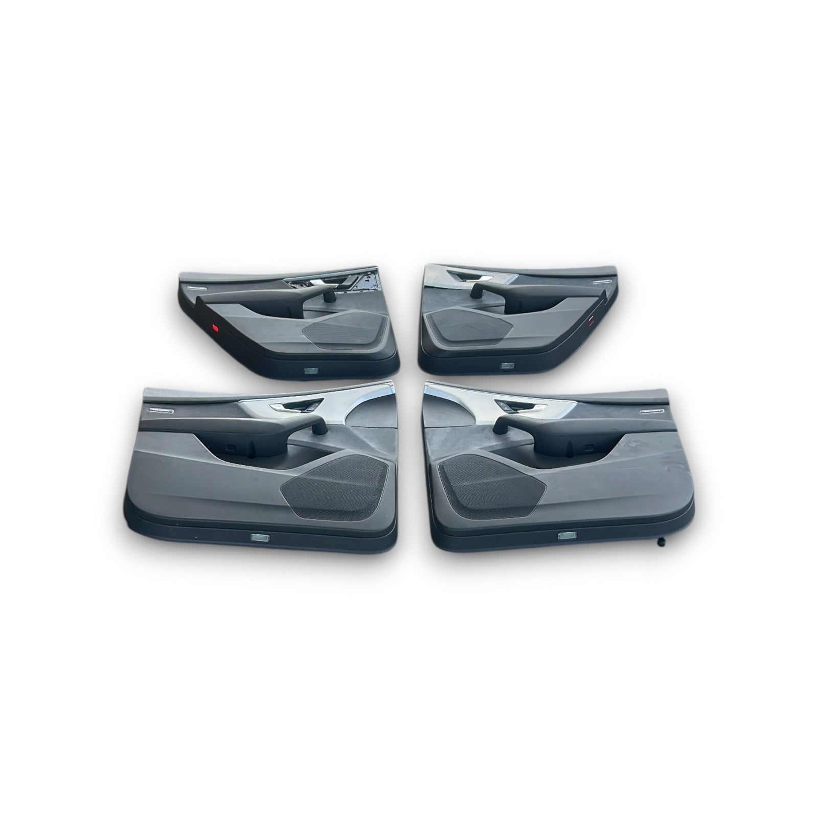 Tappezzeria / sedili in pelle grigi (S - Line) Audi Q8 (2018 > 2023)