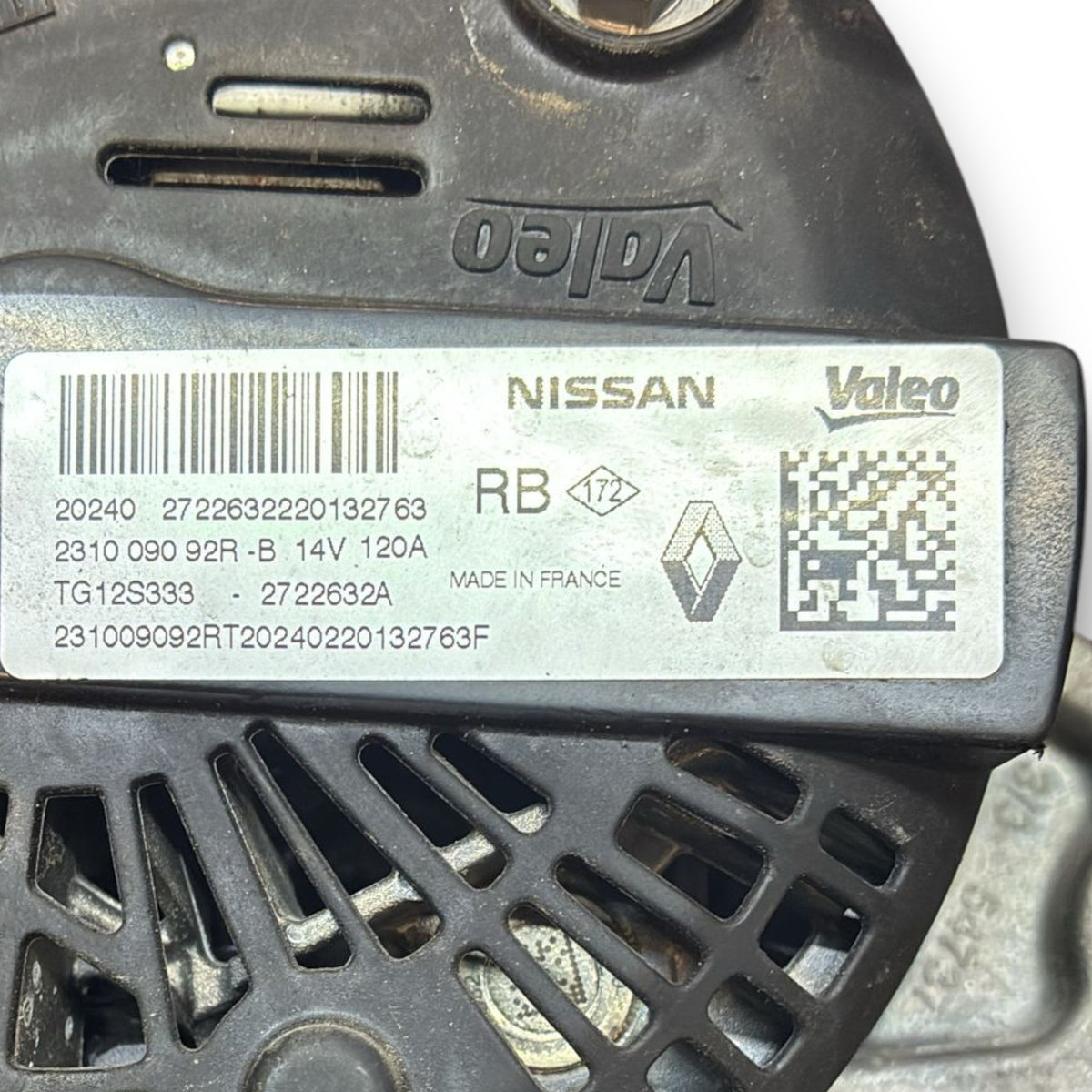 Generator Dacia Sandero 2 Cod. 231009092R 1.0 Benzin (2012 > 2021) 