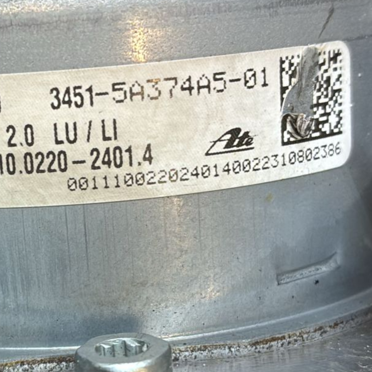 Pompe abs bmw x1 f48 2.0 diesel code : 5a374a5-01 (2015 - 2022) 5A374A6 