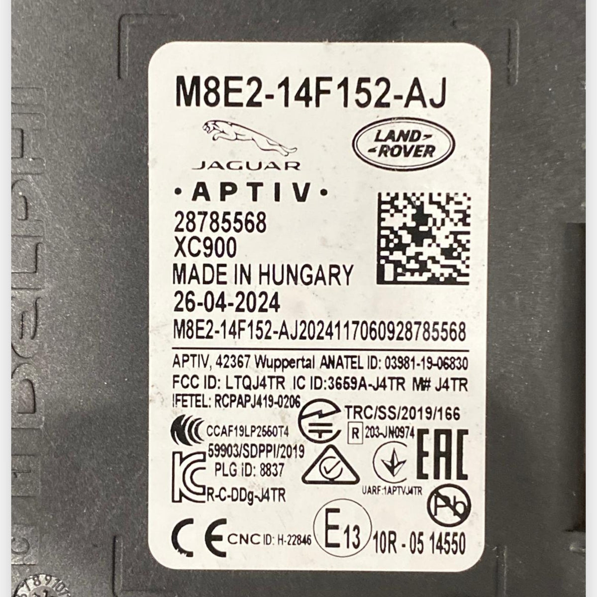 Blind Corner Sensor Control Unit Range Rover Sport L461 COD: M8E2-14F152-AJ