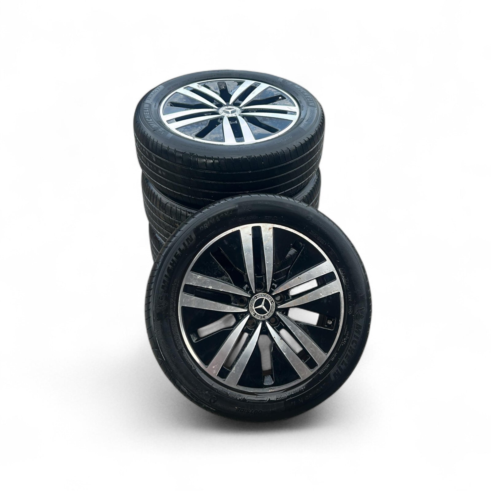Set van 4 lichtmetalen velgen Mercedes Benz GLB (X247) cod.A1774010200 (5 gaten / 205 / 55 r17) (2019 > ) 