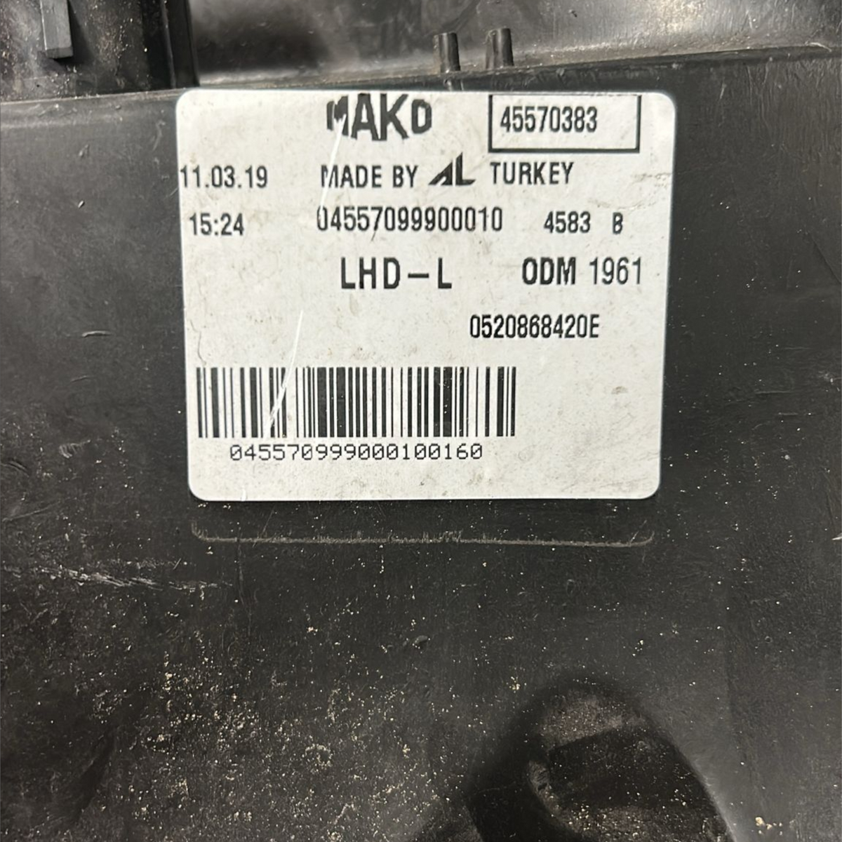 Žaromet / prednja luč levo fiat fiorino koda:0520868420e (2007 >) 