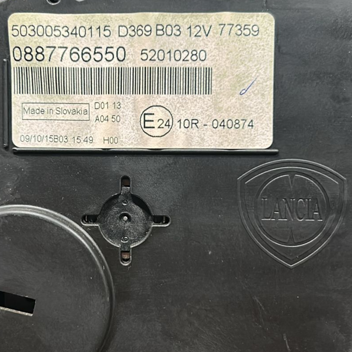 Tachometer / števec prevoženih kilometrov fiat panda 312 1.2 bencin kod:0887766550 (2012 >) 