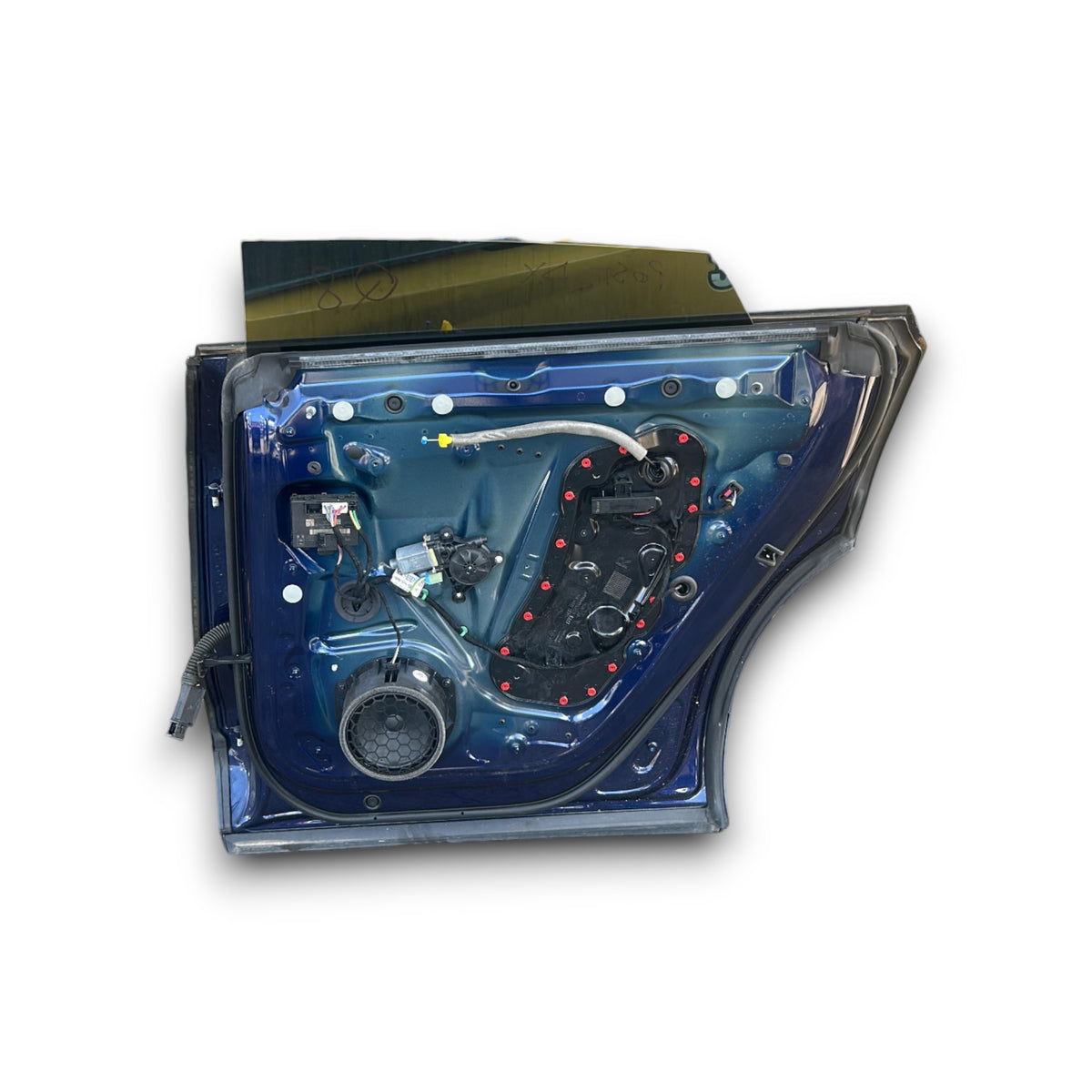 Portière arrière droite bleue Audi Q8 (2018 > 2023) porte / panneau 