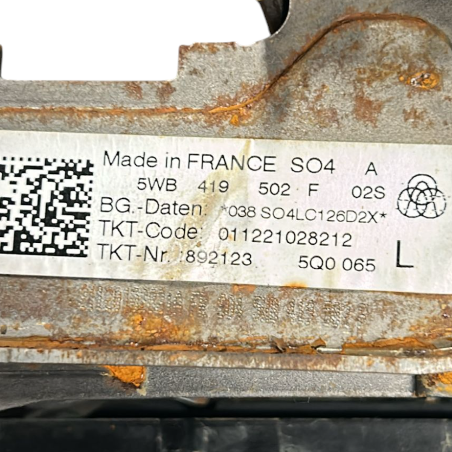 Stebla / volanski drog audi a3 8y 1.5 bencin / metan koda:5WB419502F (2020 >) 